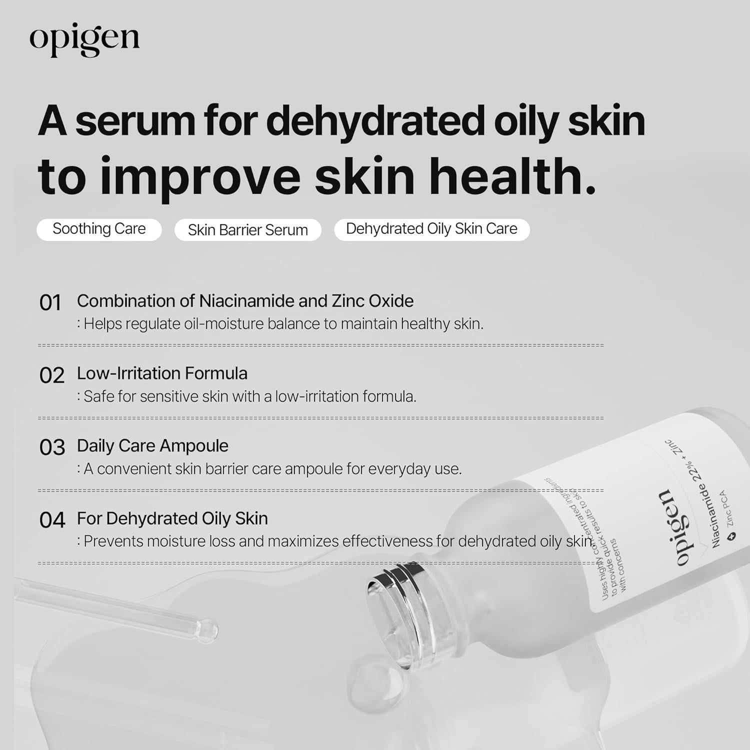 Suero de Niacinamida 22% + Zinc Opigen 30ml - Reductor de Poros