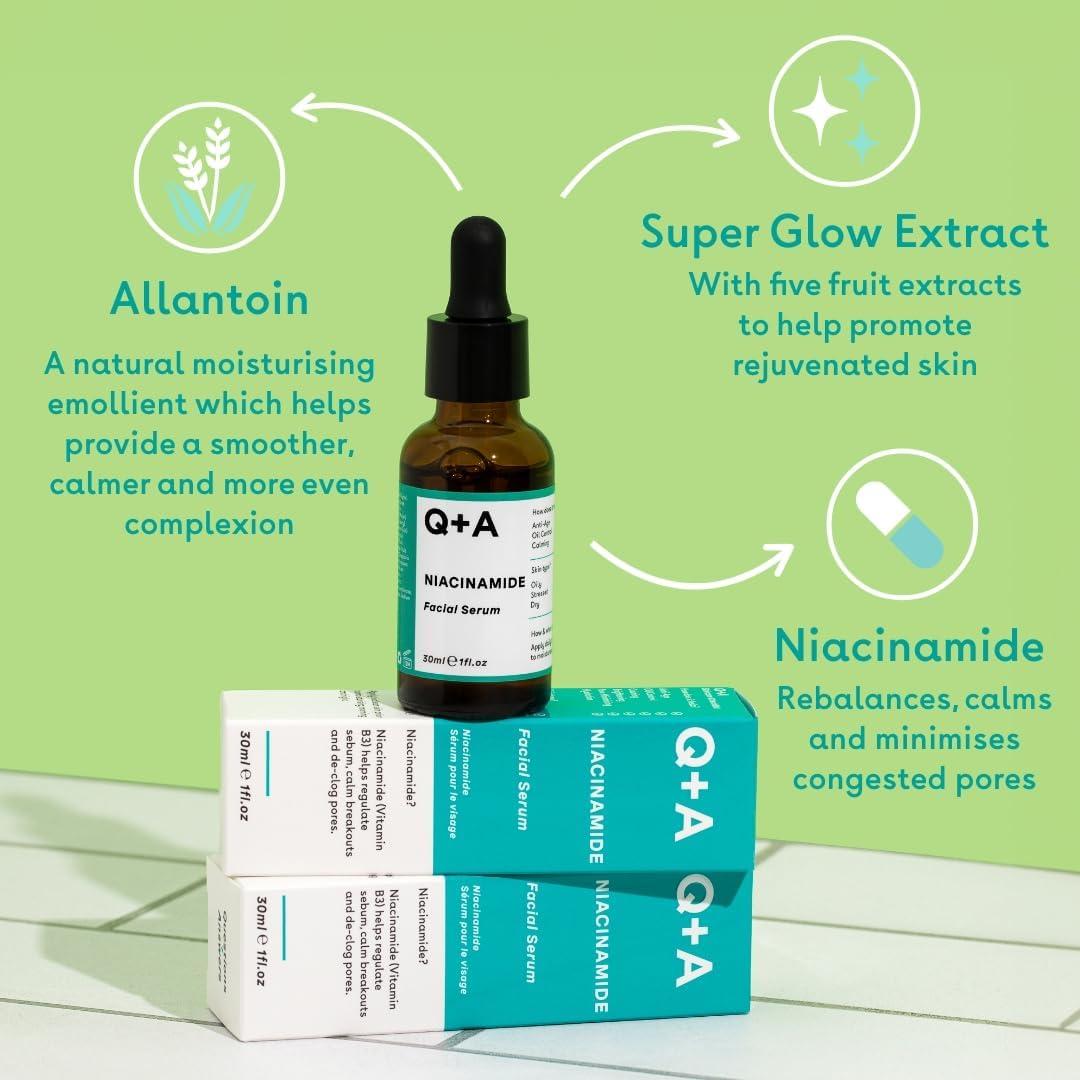 Suero de Niacinamida Q+A 30ml - Cuidado Facial Hidratante