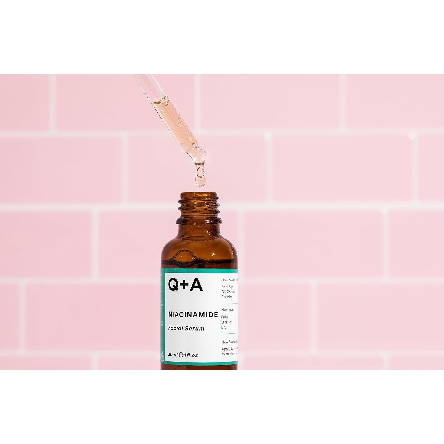 Suero de Niacinamida Q+A 30ml - Cuidado Facial Hidratante