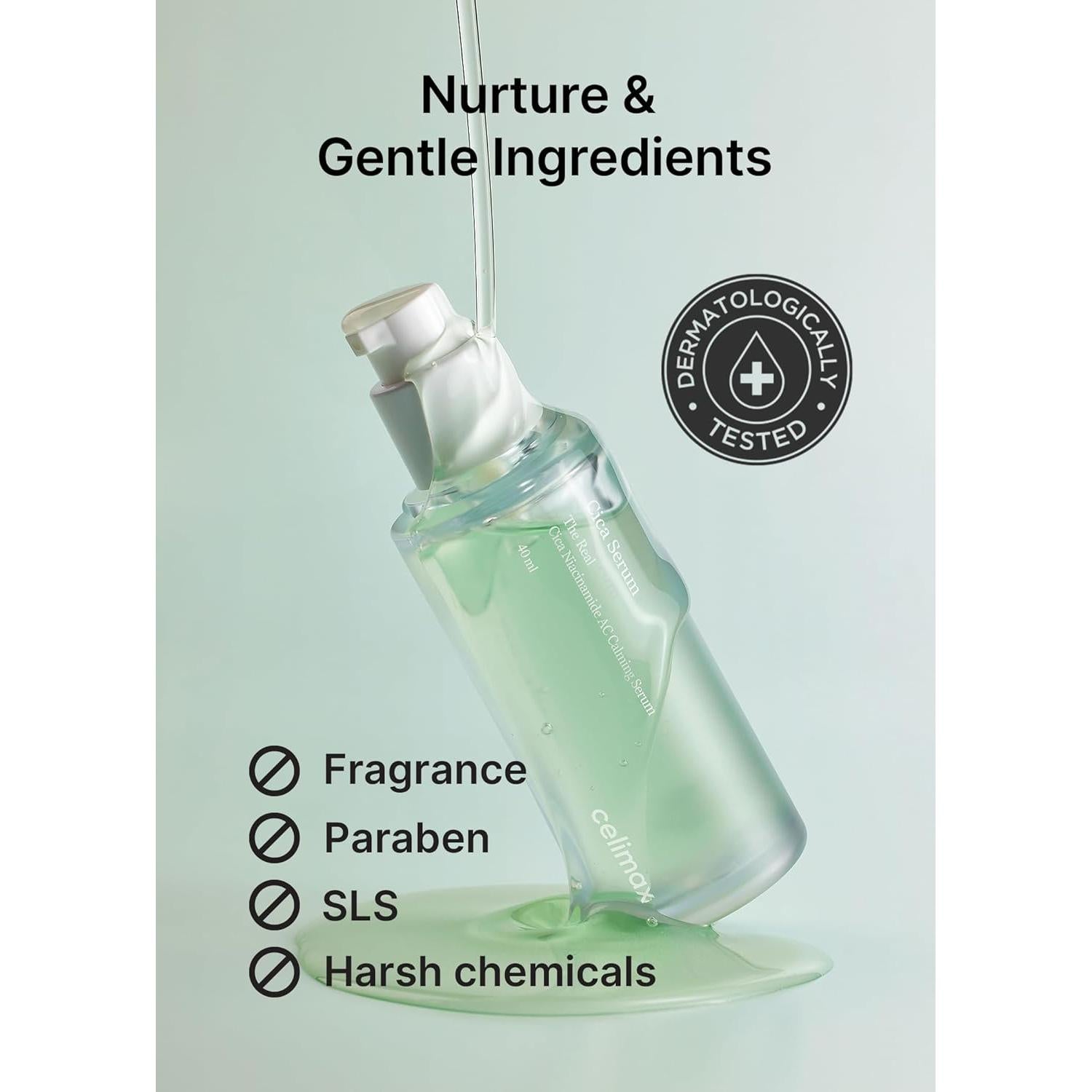 Suero Calmante Cica Niacinamida 40ml Celimax - Hidratante