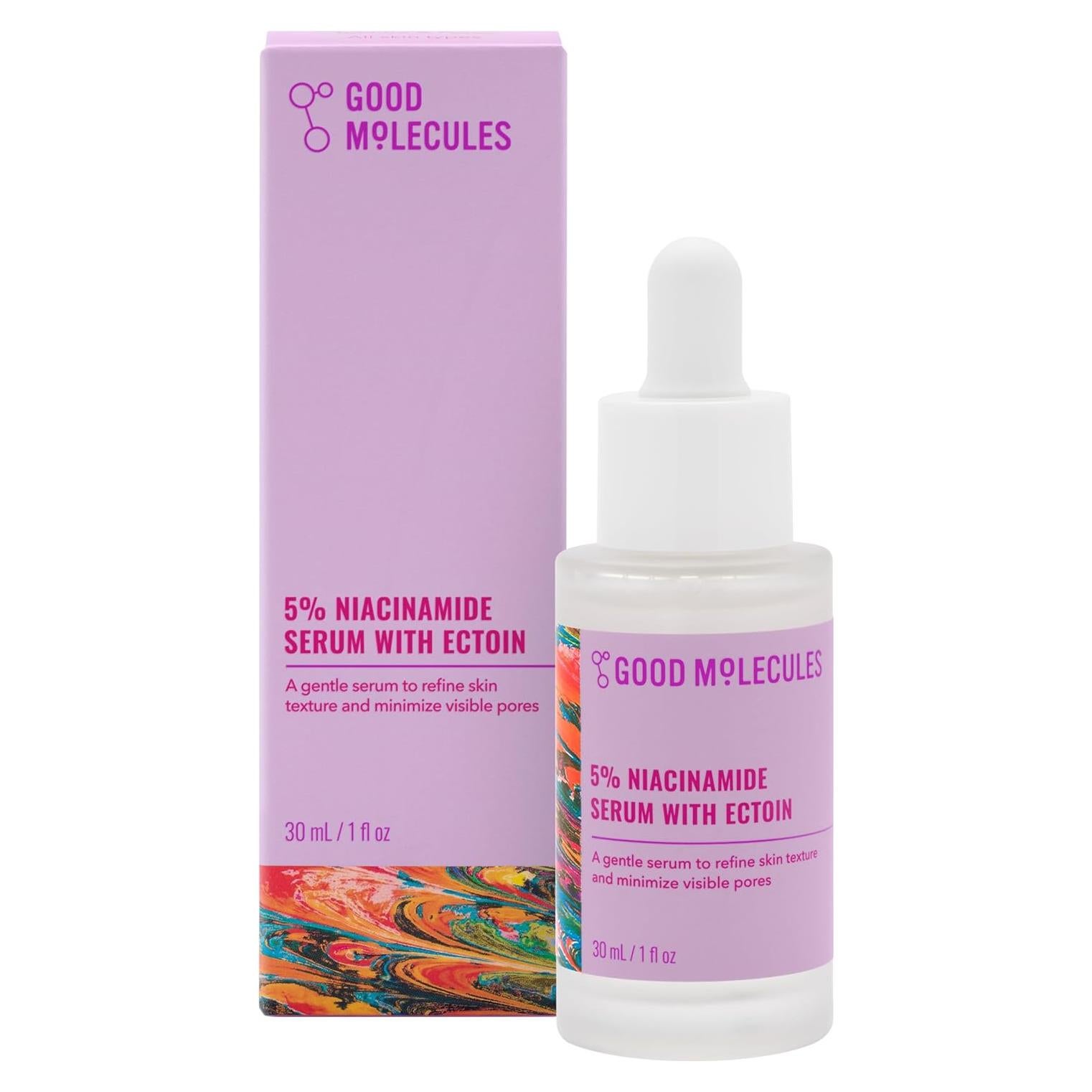 Suero 5% Niacinamida Good Molecules 30ml - Hidratante y Minimizador de Poros