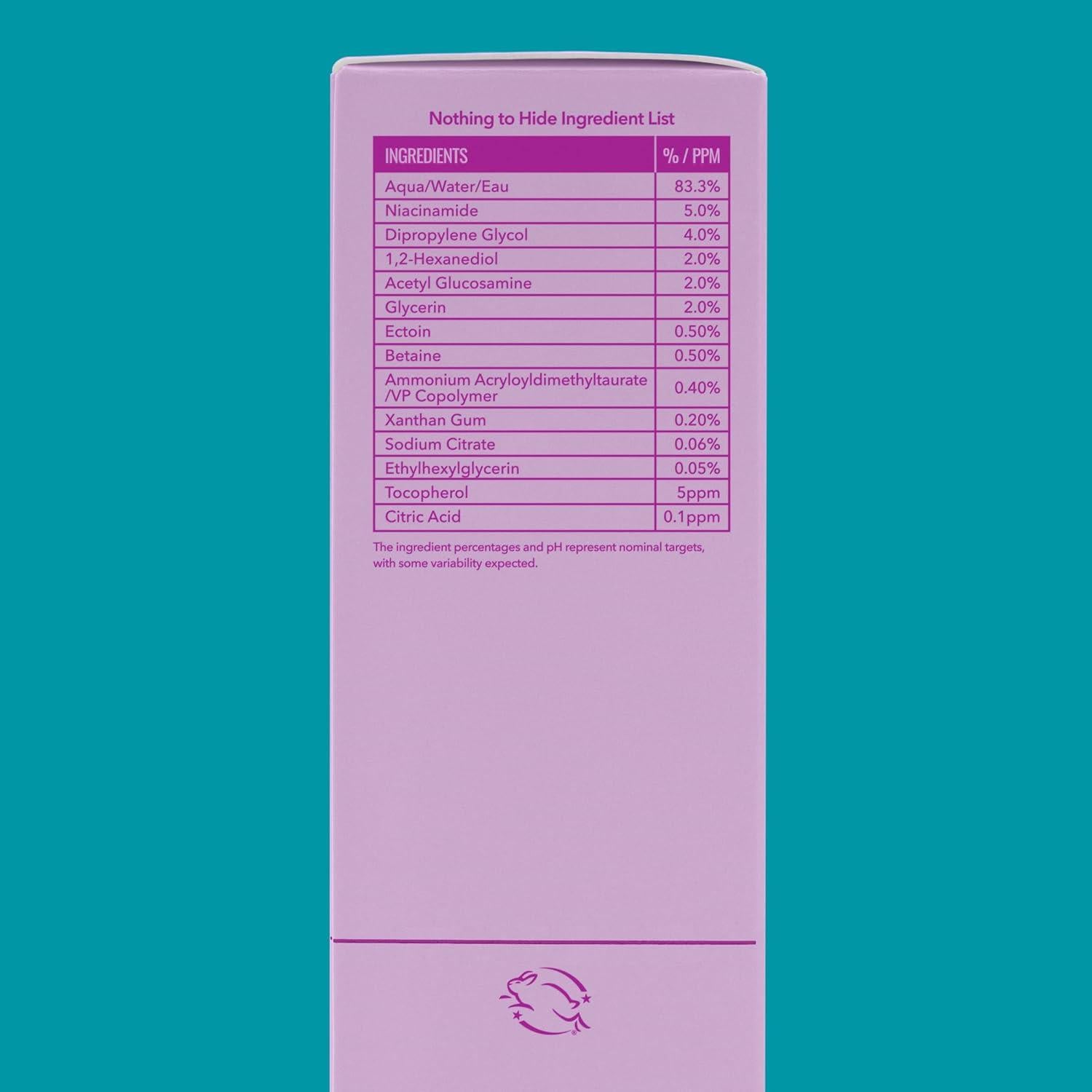 Suero 5% Niacinamida Good Molecules 30ml - Hidratante y Minimizador de Poros