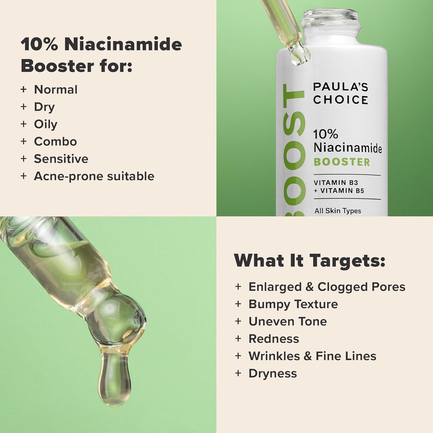 Suero Niacinamida 10% Paula's Choice 19g - Minimiza Poros