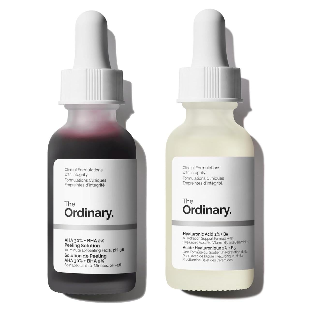Dúo Exfoliante The Ordinary AHA 30% + BHA 2% 30ml Vegano