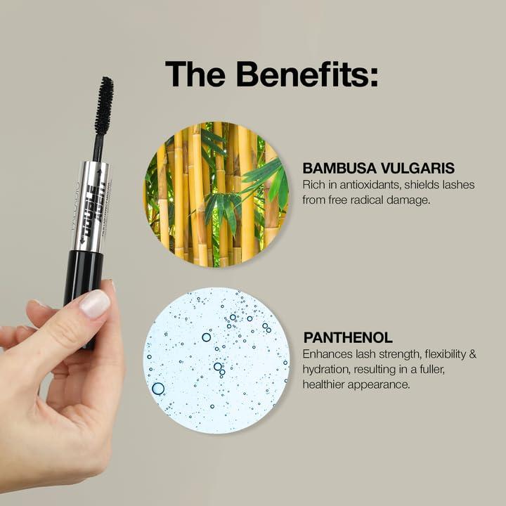 Máscara Voluminizadora Doble Agente Palladio 12.7cm - Negro