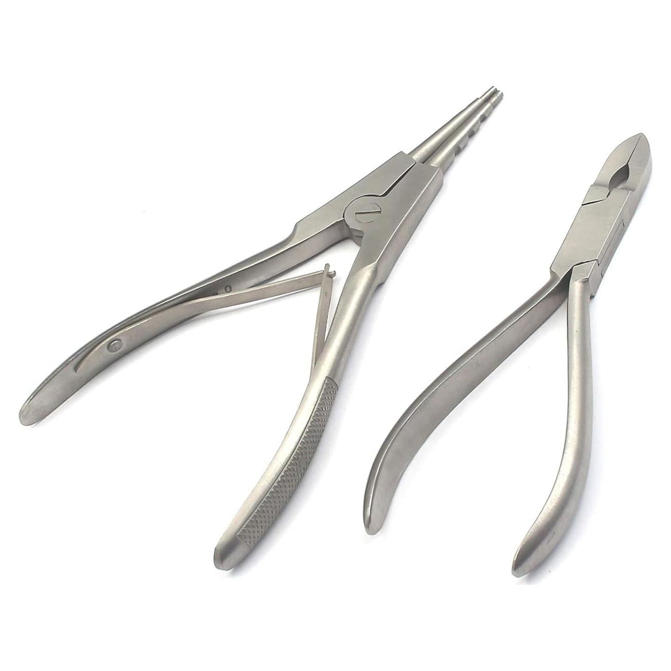 Pinzas de Piercing Corporal Acero Inoxidable AAProTools 17.78 cm