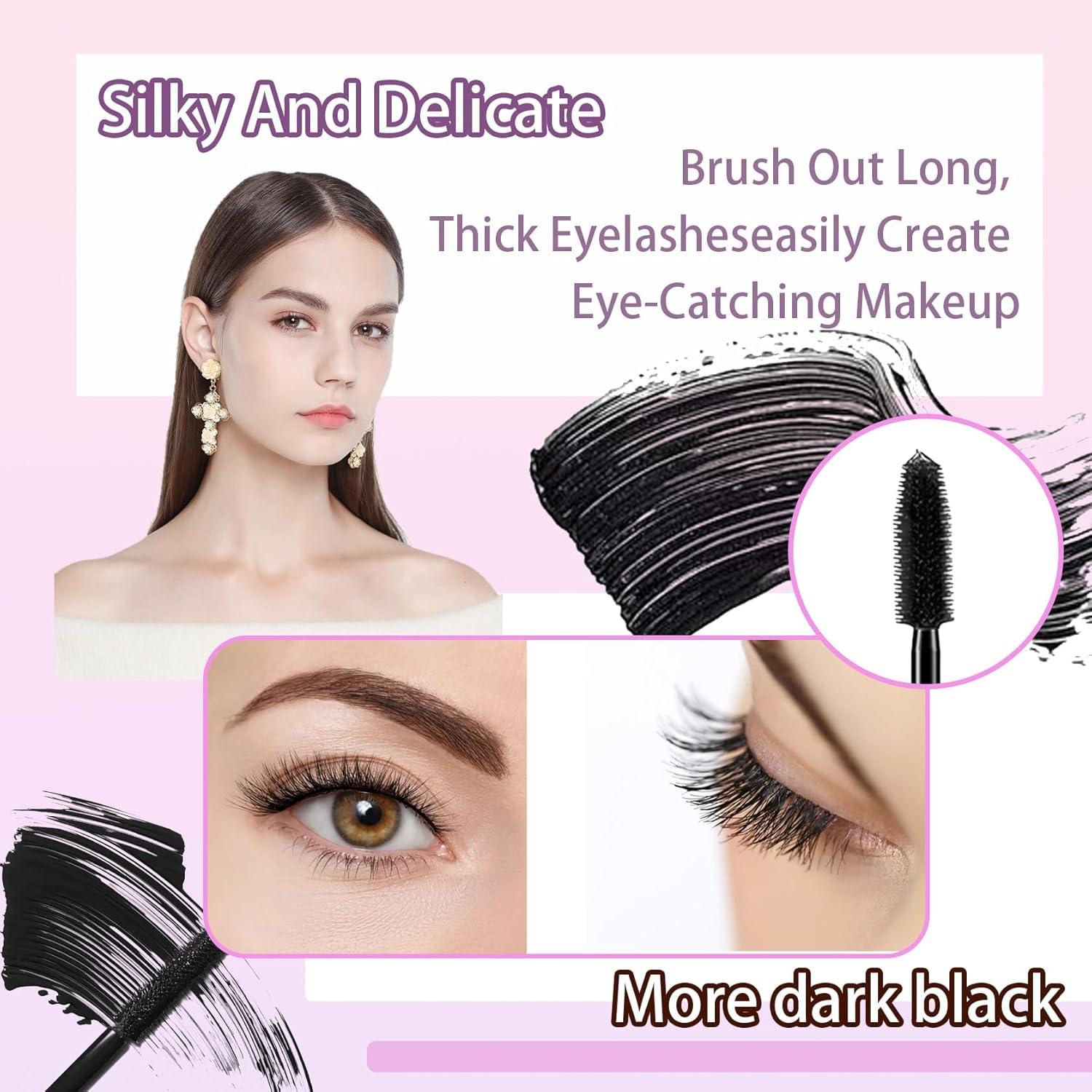 Máscara de Pestañas Negra Impermeable LJYBoBin 2 Piezas