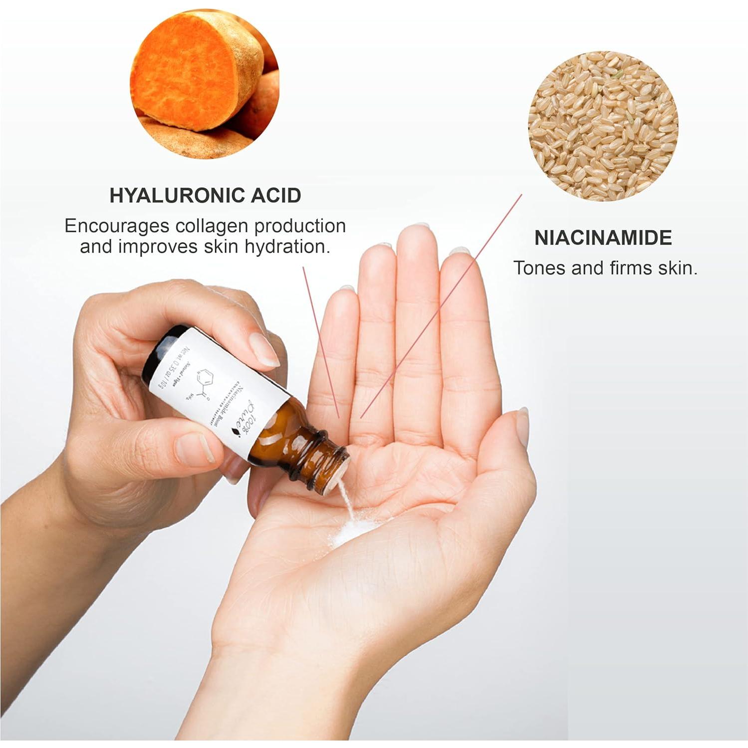 Niacinamida 100% Puro 41g - 100% PURO - Antienvejecimiento