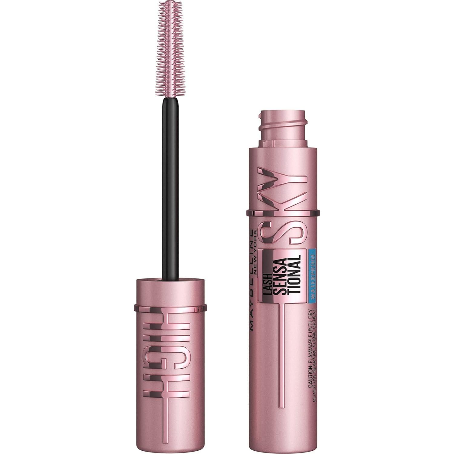 Paquete de Maquillaje Maybelline: Lápiz Cejas + Máscara Waterproof