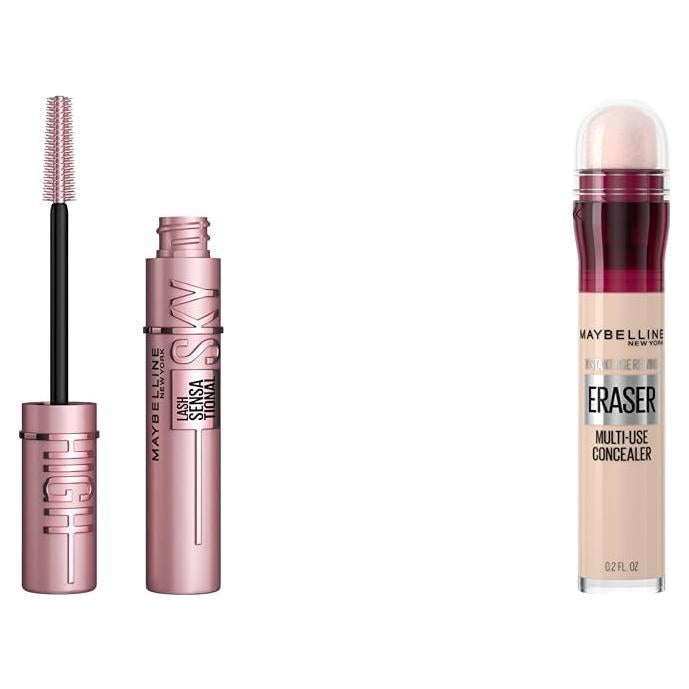 Paquete de Maquillaje Maybelline: Máscara Sky High + Corrector