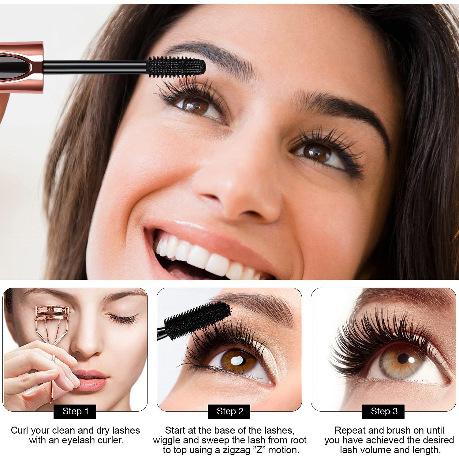 Máscara de Pestañas 4D SKINOSM - Volumen y Longitud Natural