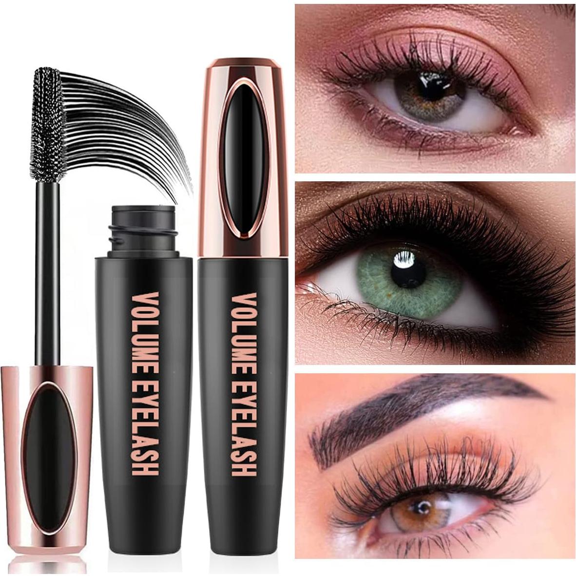 Máscara de Pestañas 4D Yasovigi - Volumen y Longitud - Hipoalergénica