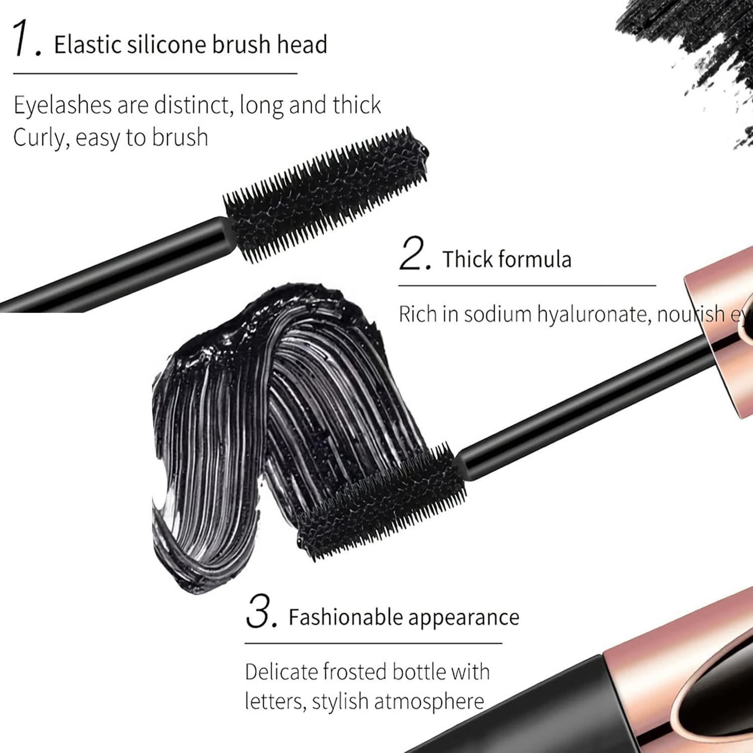 Máscara de Pestañas 4D Yasovigi - Volumen y Longitud - Hipoalergénica