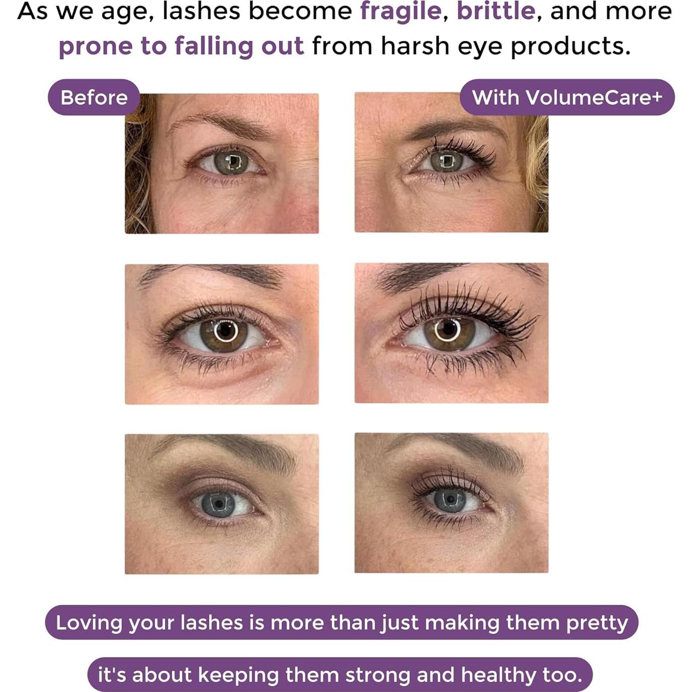 Máscara VolumeCare+ Rumi Cosmetiques para Pestañas Maduras - Hipoalergénica, Volumen y Longitud