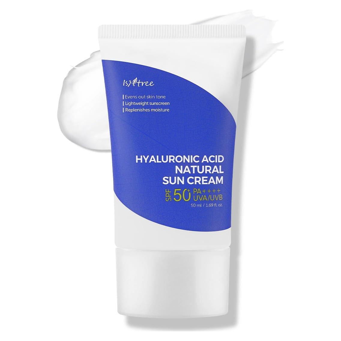 Protector Solar ISNTREE SPF50 PA++++ 50ml con Ácido Hialurónico