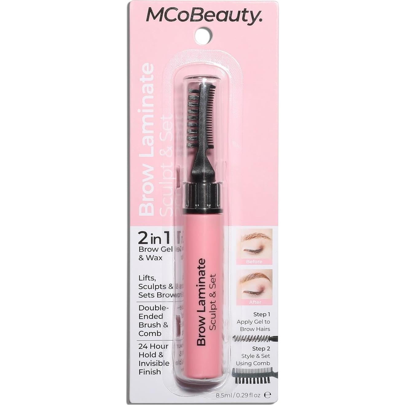 Laminado de Cejas MCoBeauty Transparente - Fija y Esculpe