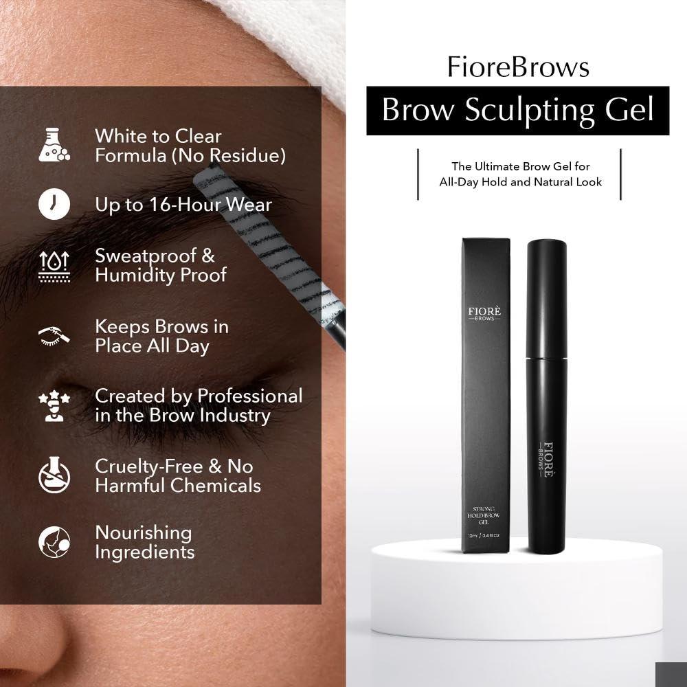 Gel para Cejas FioreBrows Transparente 11.8 ml - Sujeción Extrema