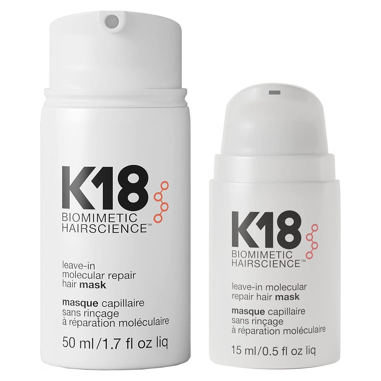 K18 Mascarilla Reparadora 50ml - Tratamiento Rápido 4 Minutos