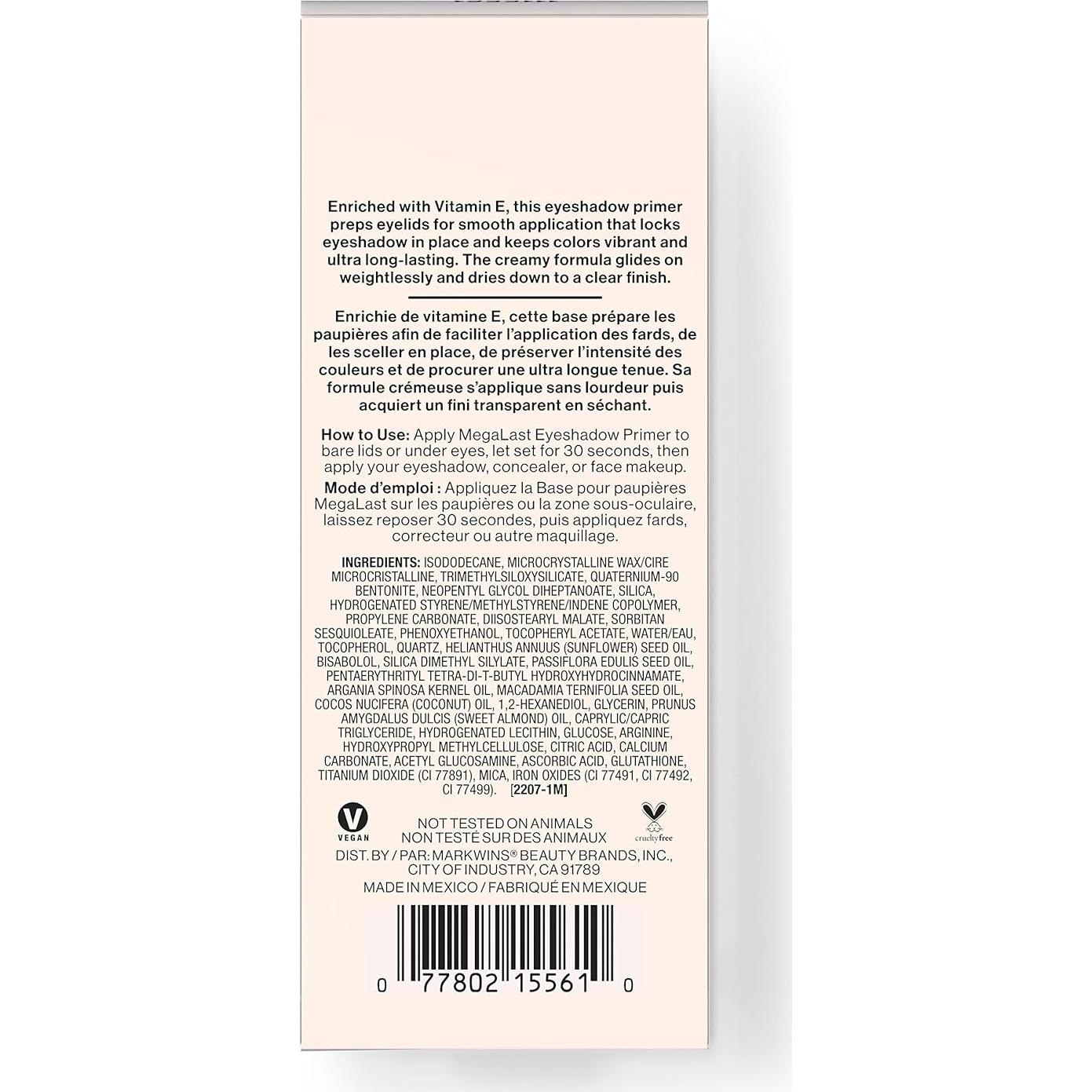 Primer de Sombra de Ojos Wet n Wild 17g con Vitamina E