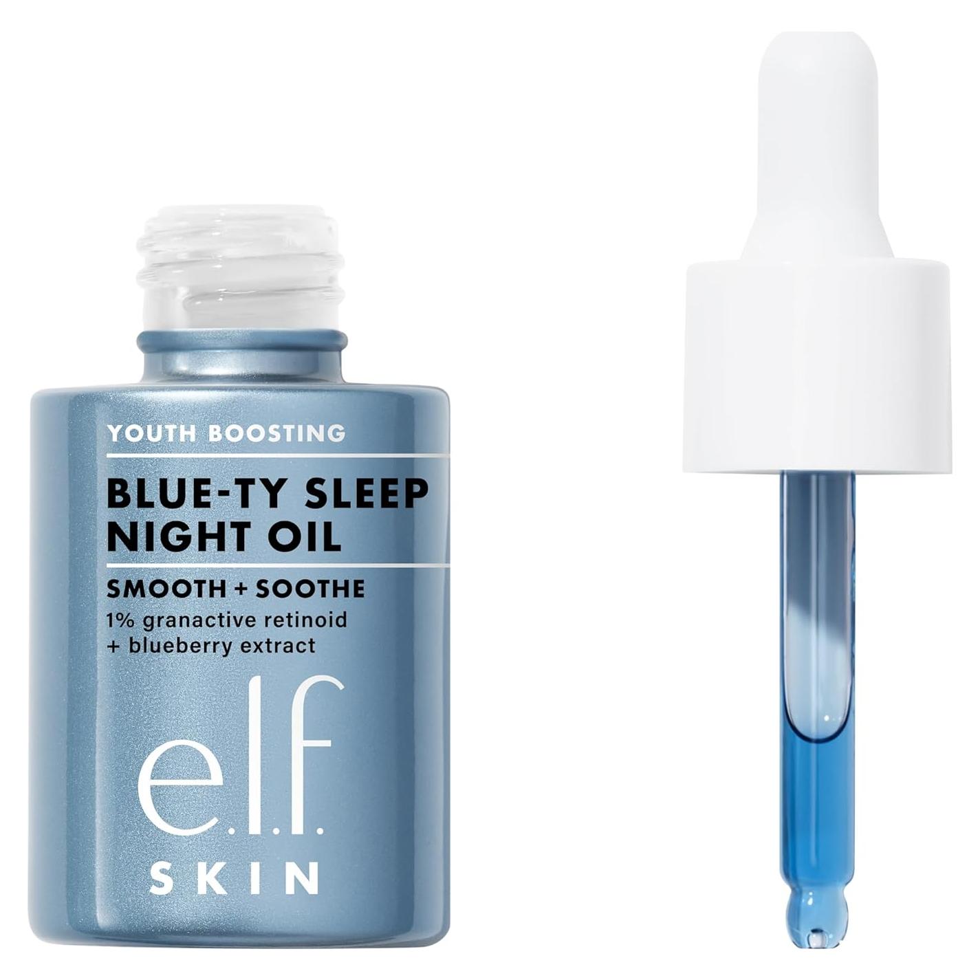 e.l.f. SKIN Aceite Nocturno Blue-ty Sleep 30ml - Antiarrugas Vegano