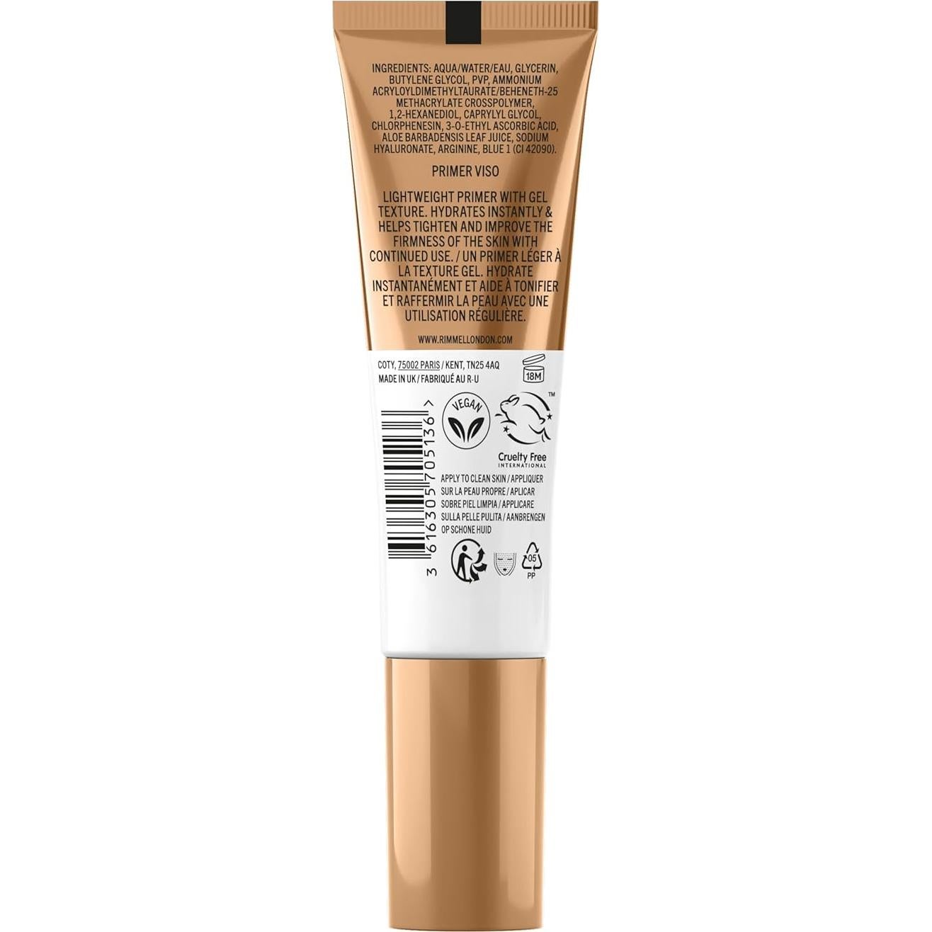 Base Transpirable Rimmel Multi-Tasker 37.69g con Vitamina C