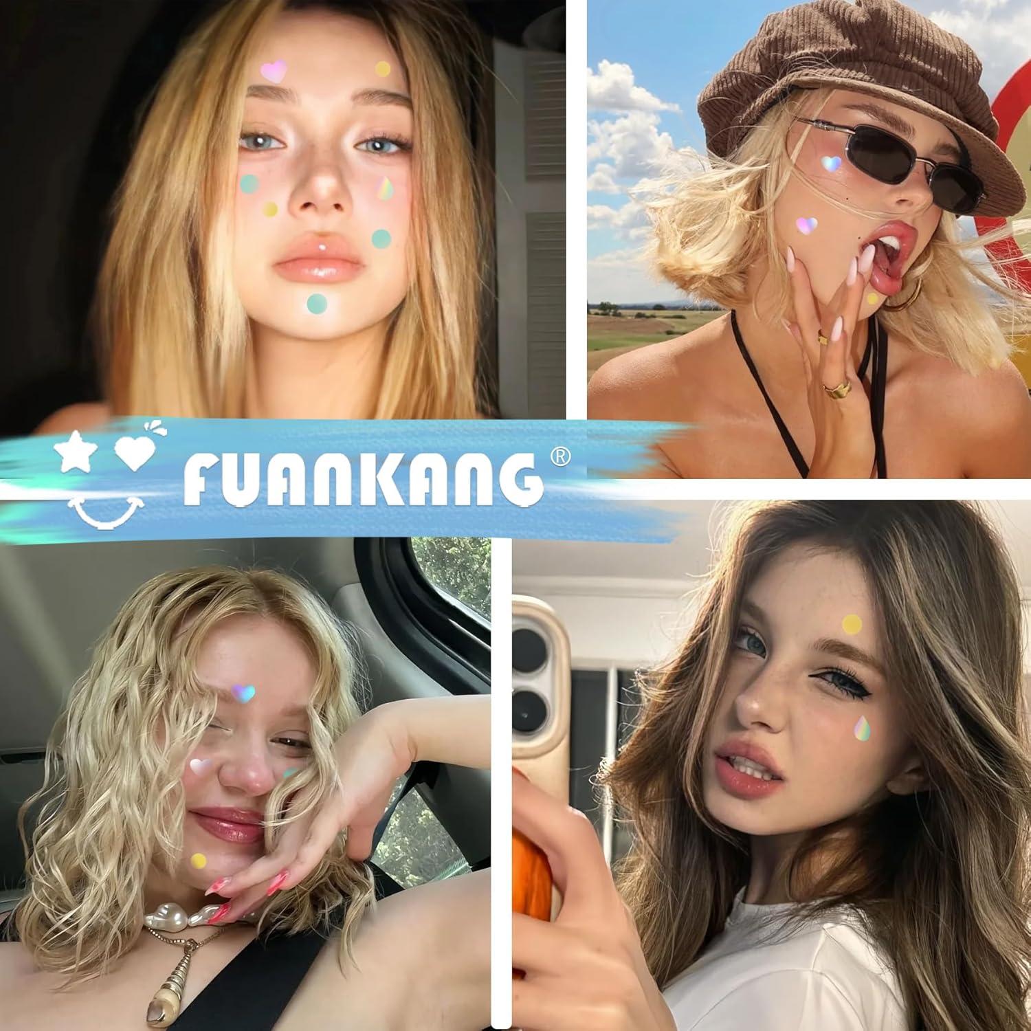 Parche Hidrocoloide para Granos FUANKANG - 104 Unidades con Espejo