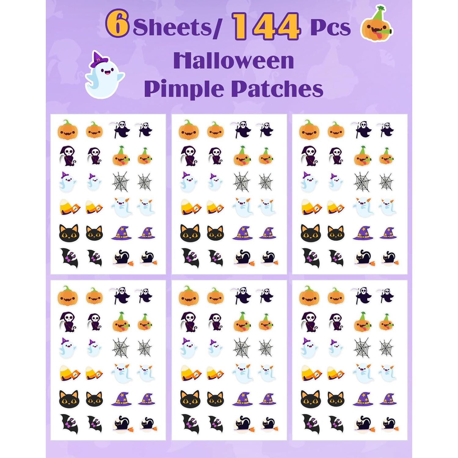Parches Hidrocoloides para Acné Attyxfica Halloween - 144 Parches