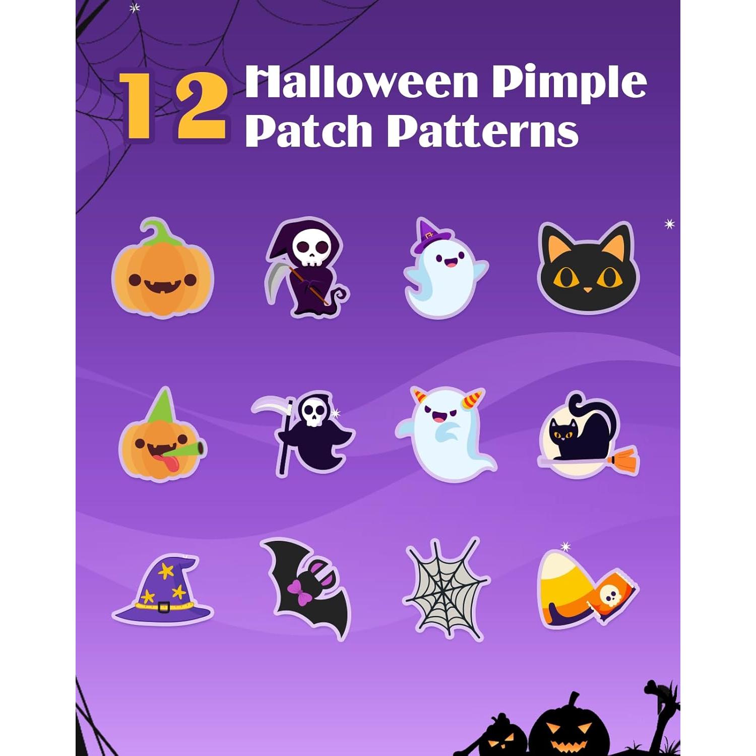 Parches Hidrocoloides para Acné Attyxfica Halloween - 144 Parches