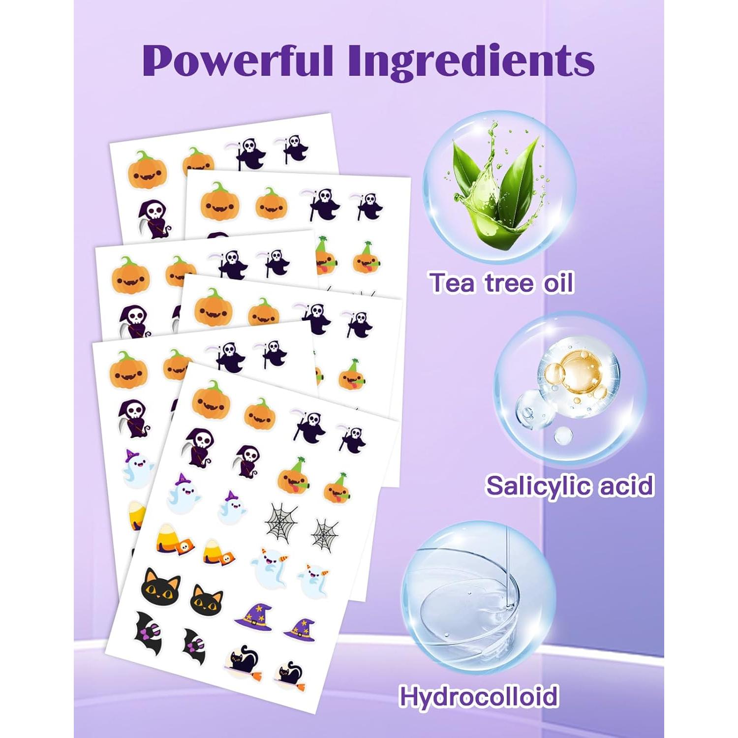 Parches Hidrocoloides para Acné Attyxfica Halloween - 144 Parches