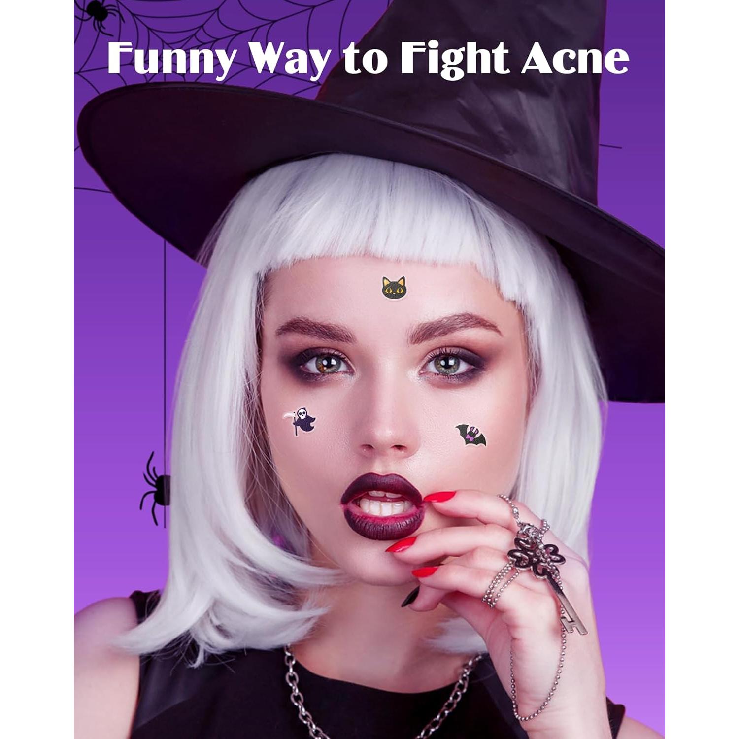 Parches Hidrocoloides para Acné Attyxfica Halloween - 144 Parches