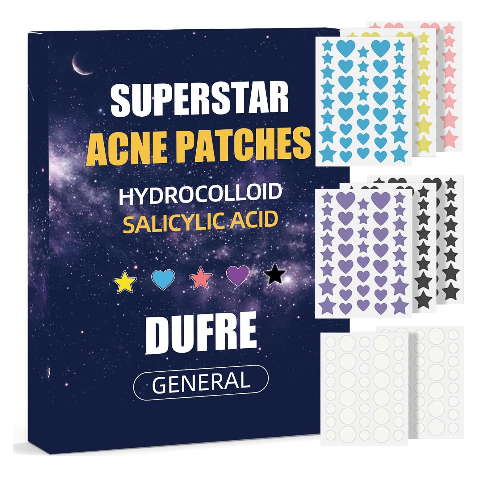 Parches para Acné Hidrocoloide 312CT - Ácido Salicílico, 5 Tamaños, 6 Colores