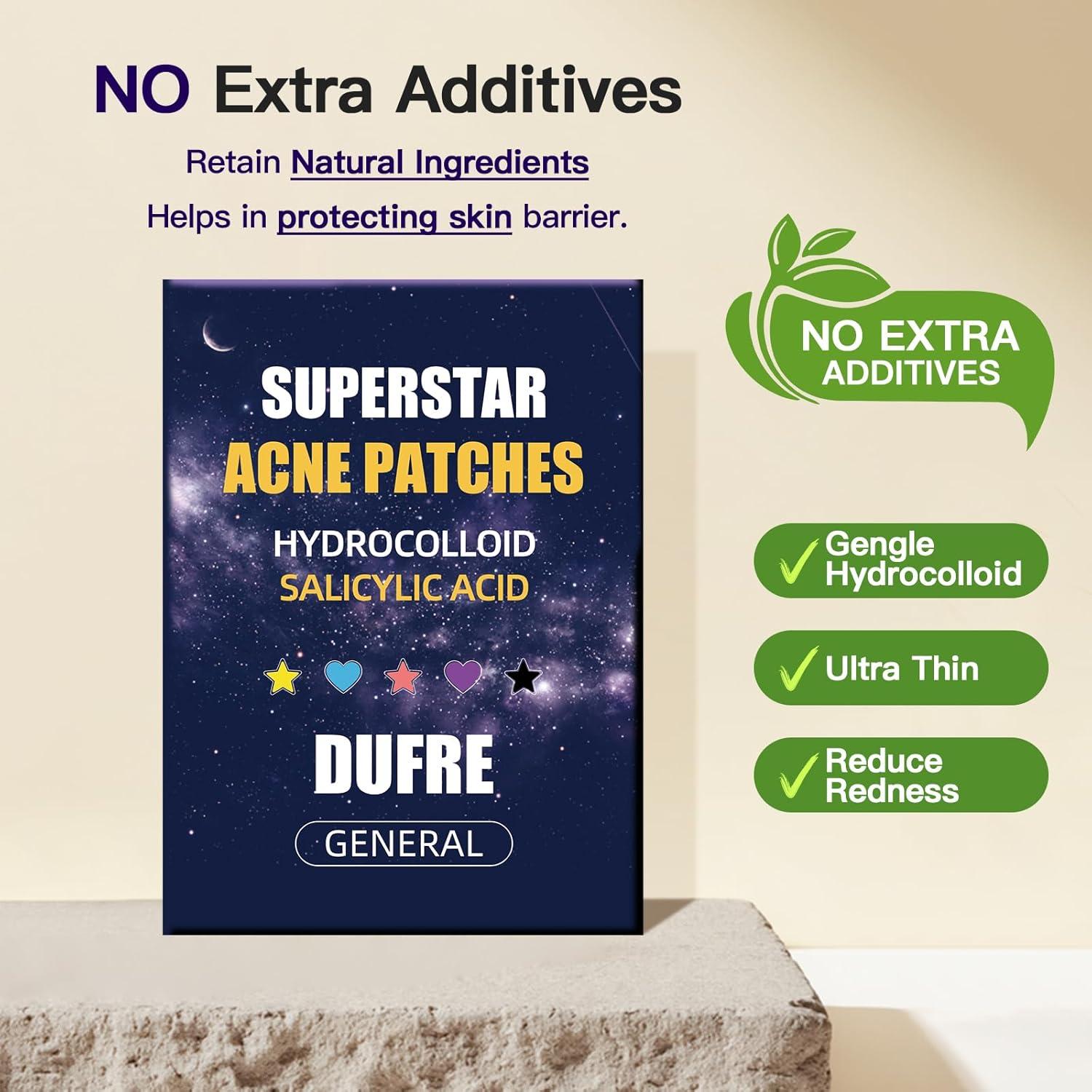 Parches para Acné Hidrocoloide 312CT - Ácido Salicílico, 5 Tamaños, 6 Colores