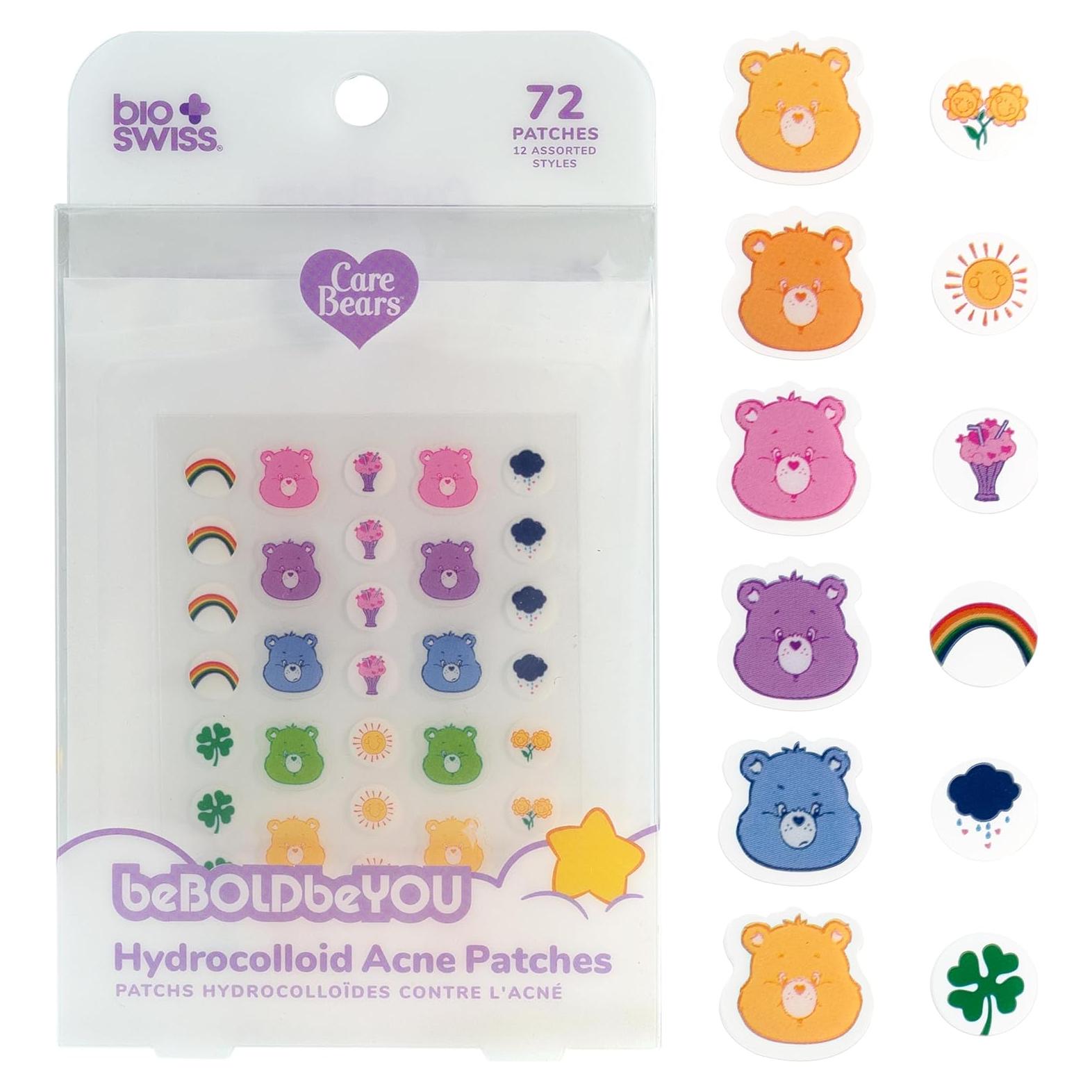 Parches para Granitos BioSwiss Care Bears - 72 Unidades Hidrocoloide