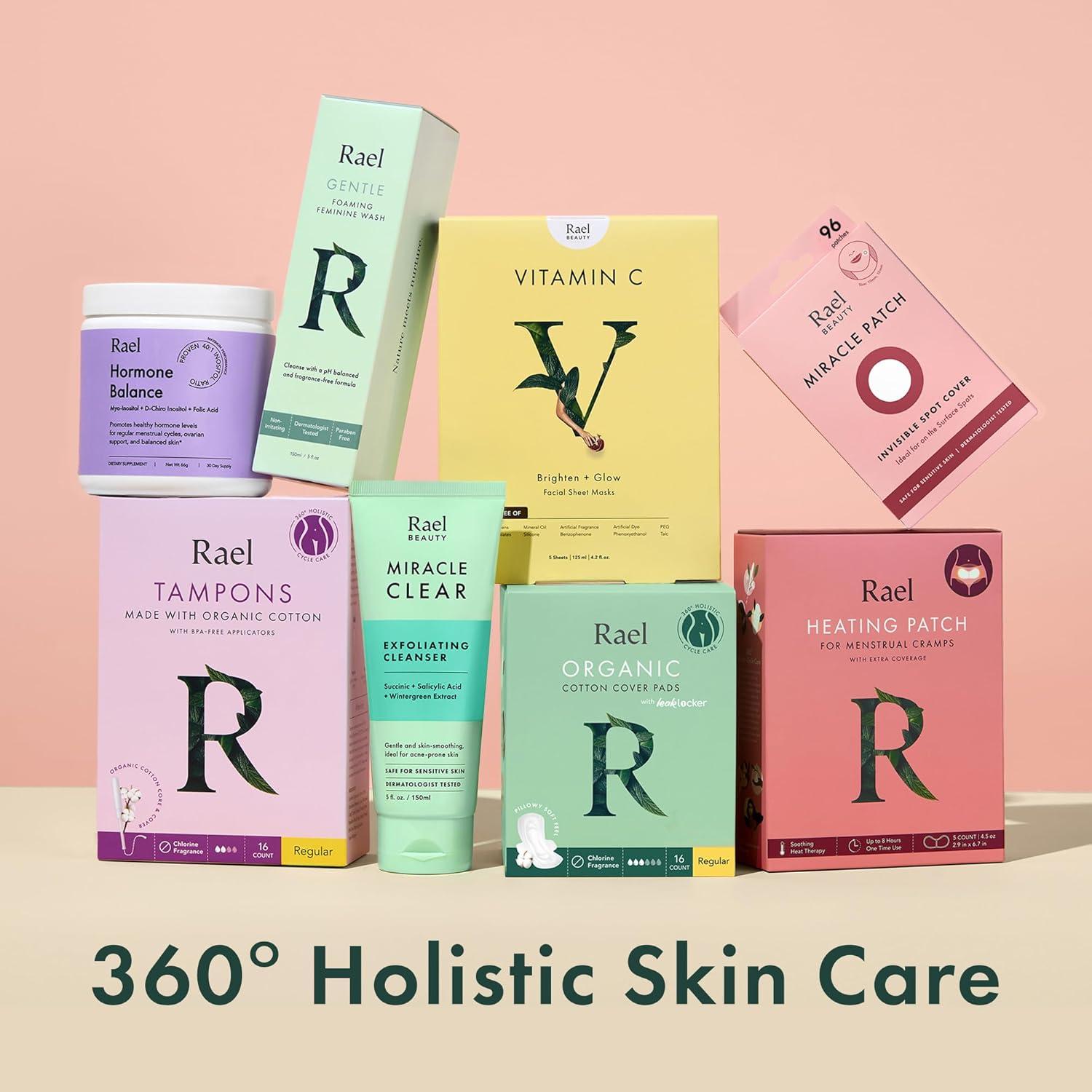 Parche para Acné Rael - Hidrocoloide con Aceite de Árbol de Té, 18 Unidades