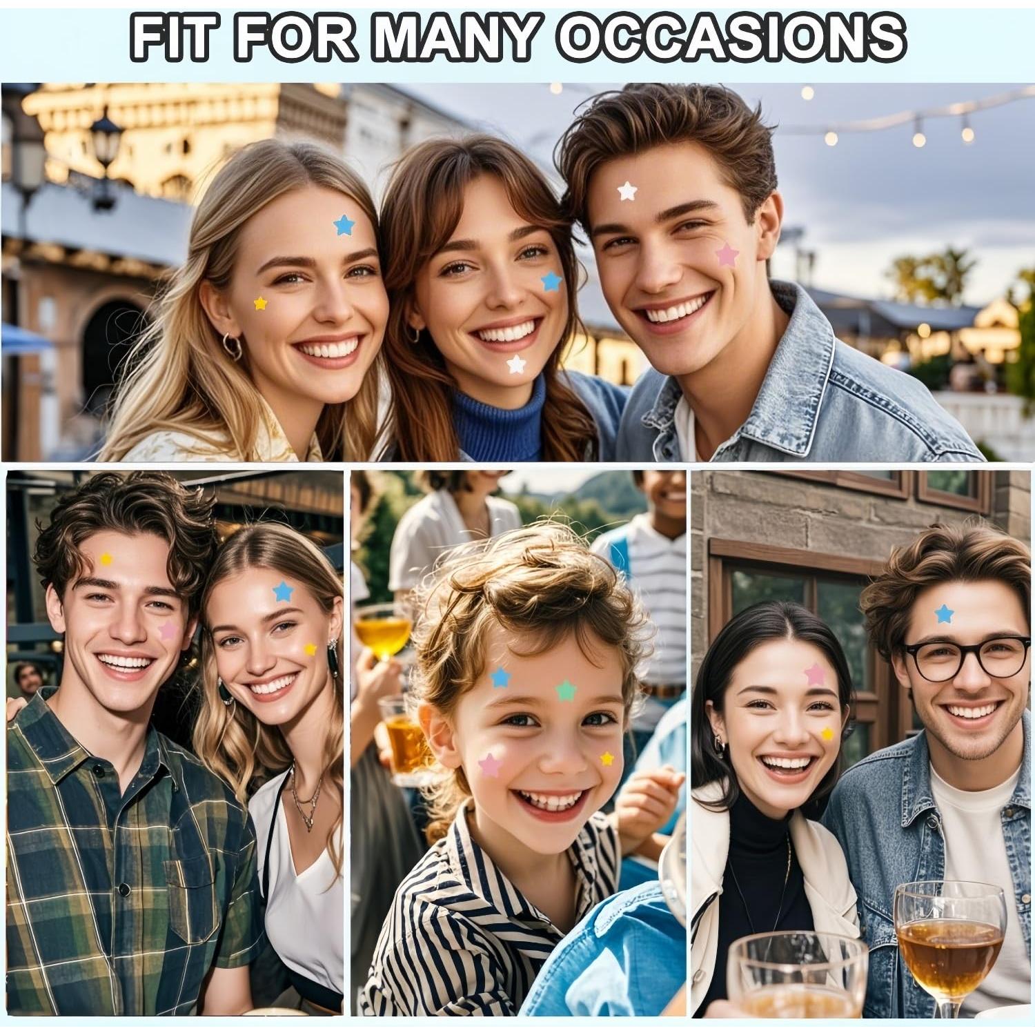 Parche Estrella para Espinillas TIKMNO - 480 Pcs Hidrocoloide