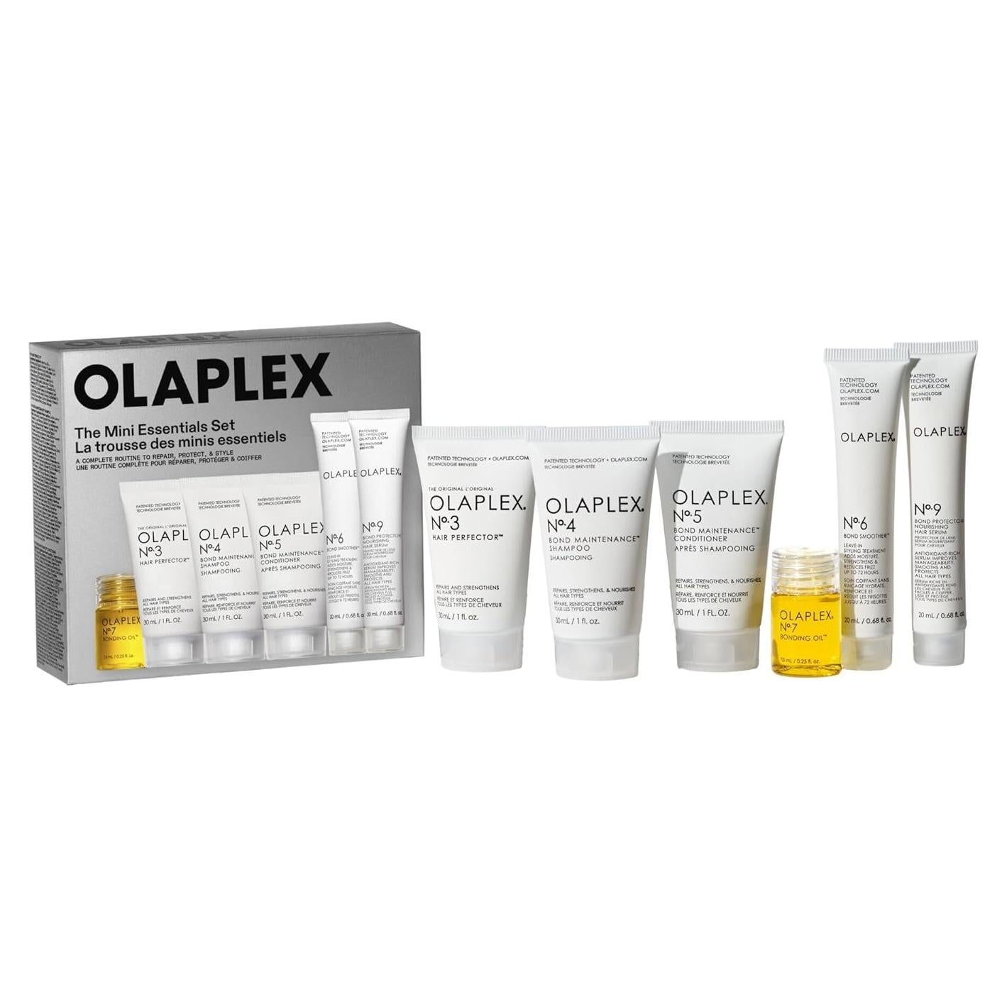 Conjunto Mini Olaplex para Cabello Saludable y Brillante