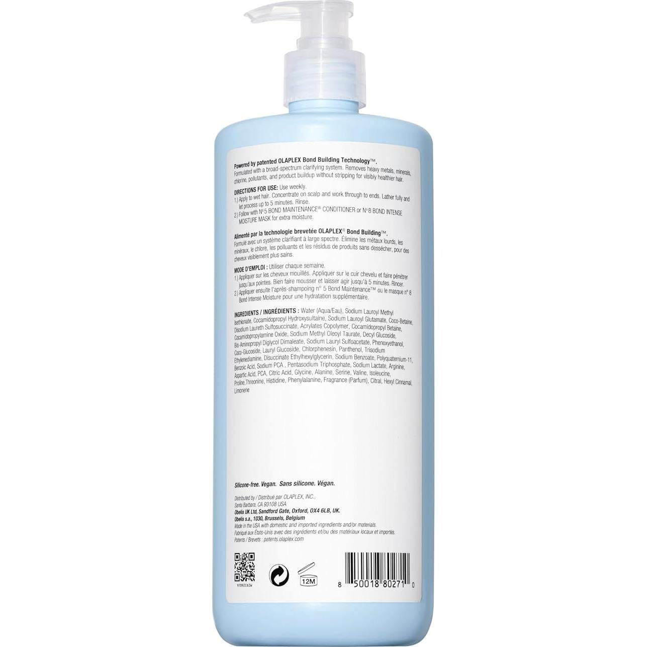 Champú Clarificante Olaplex N°4C 1L - Limpieza Profunda