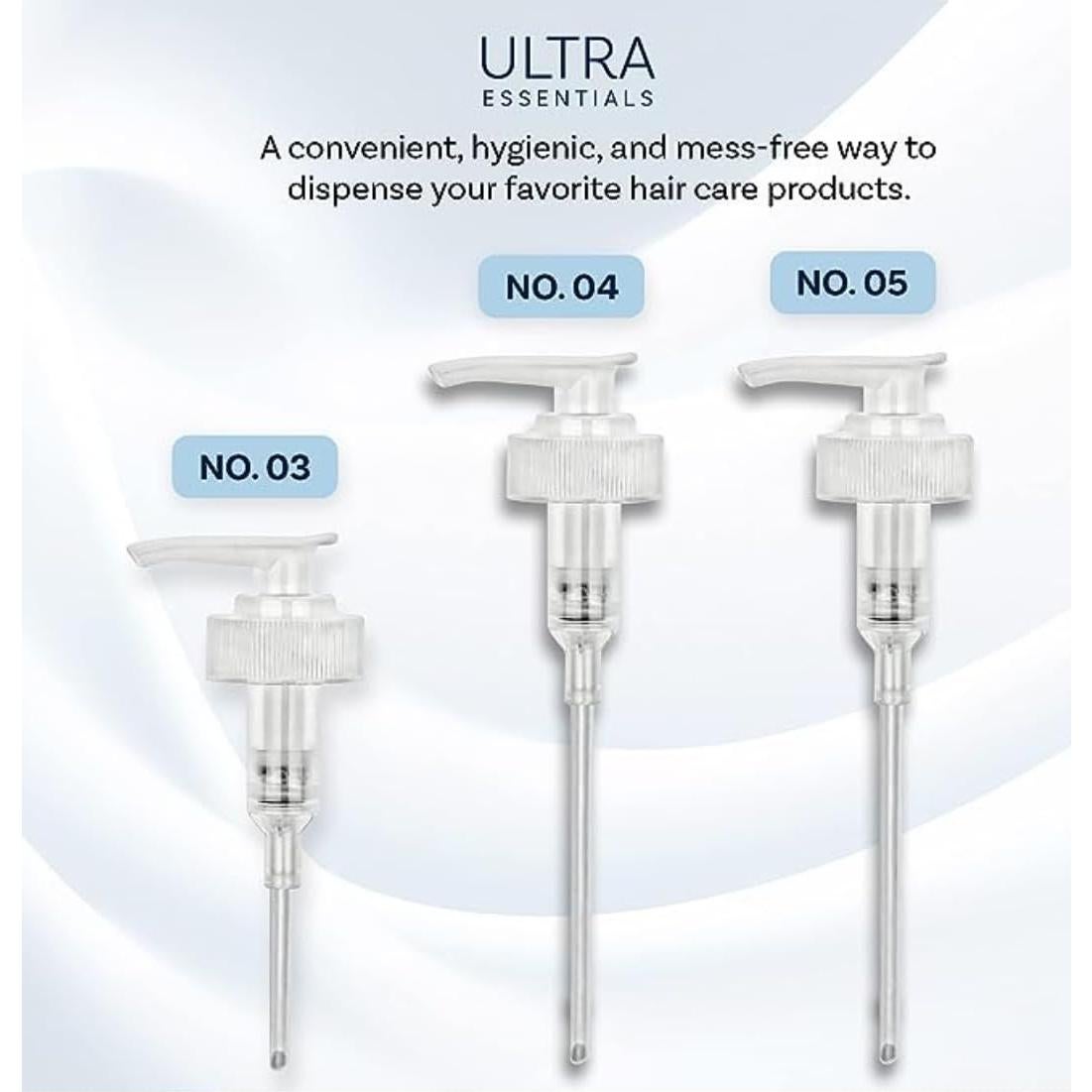 Dispensadores de bombas Ultra Essentials para champú Olaplex 8.5oz