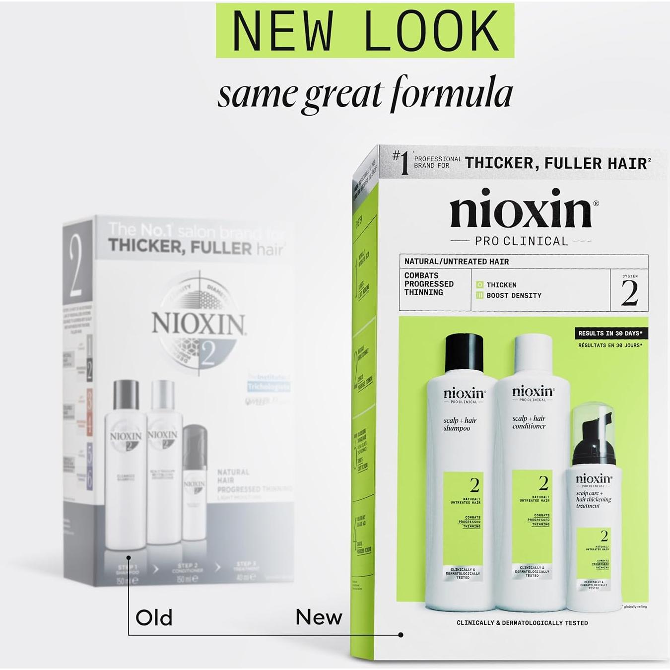Kit de Engrosamiento de Cabello Nioxin Sistema 2 - 1 Mes