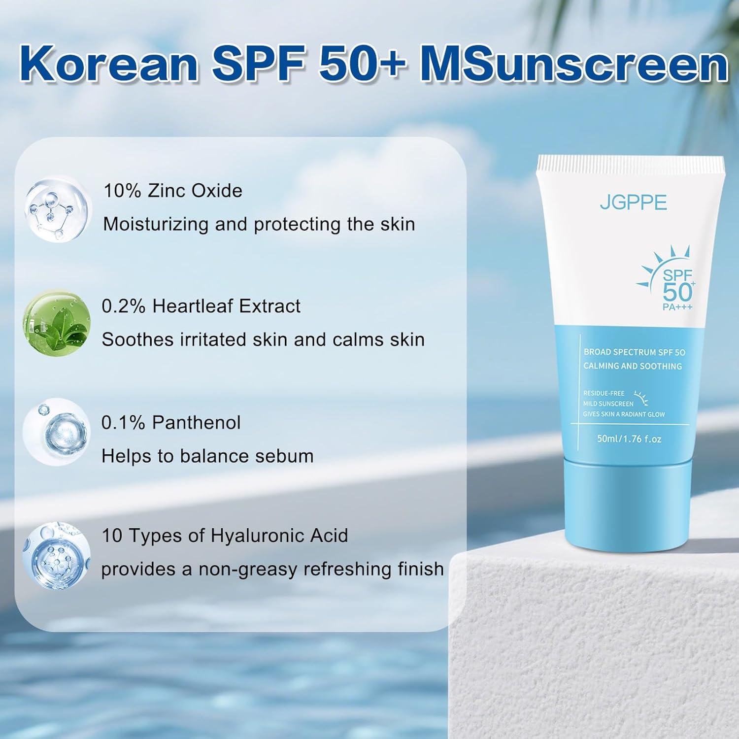 Protector Solar Coreano Jgppe Heartleaf SPF 50+ 50ml