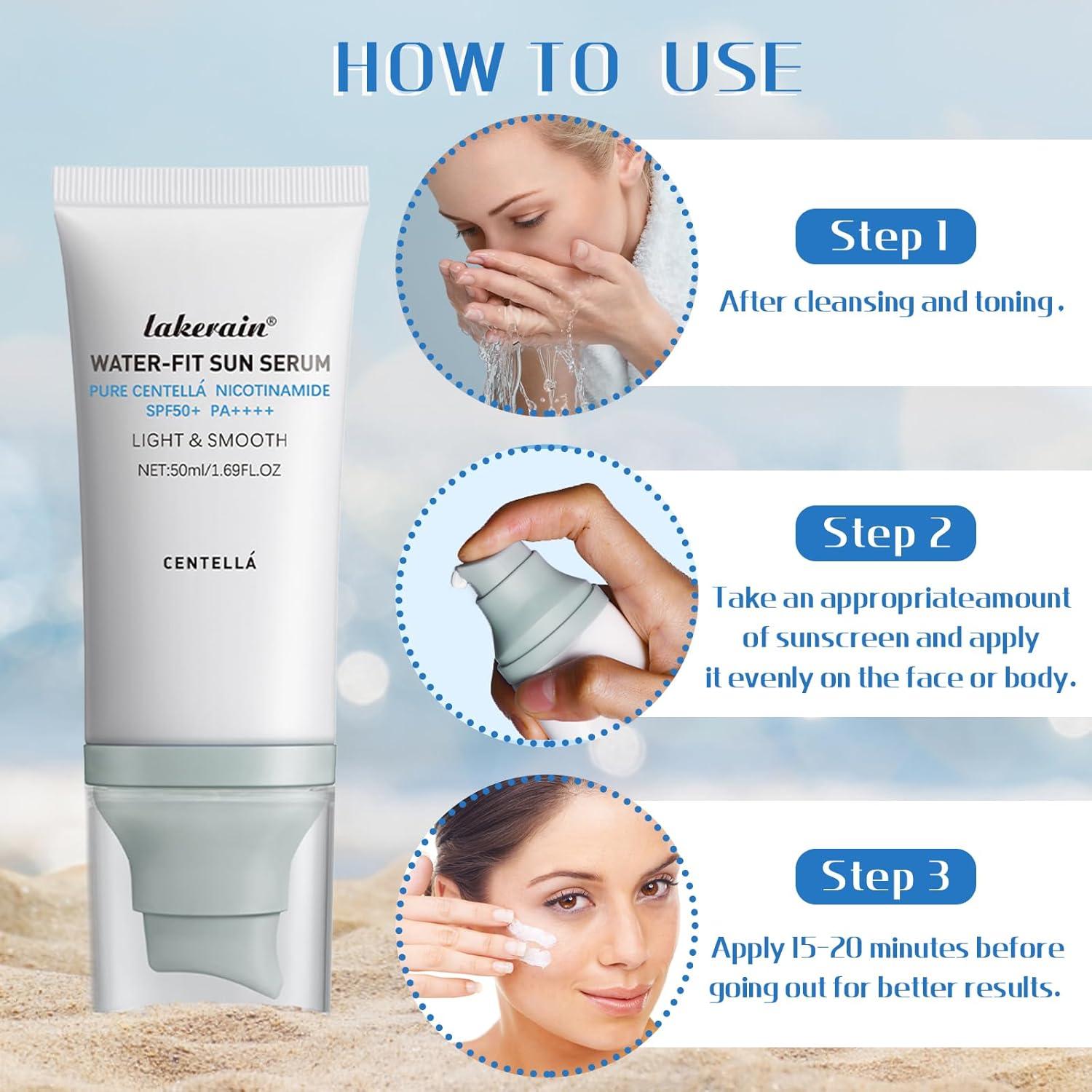 Sérum Solar Hidratante Centella COLOROCK SPF 50 50mL