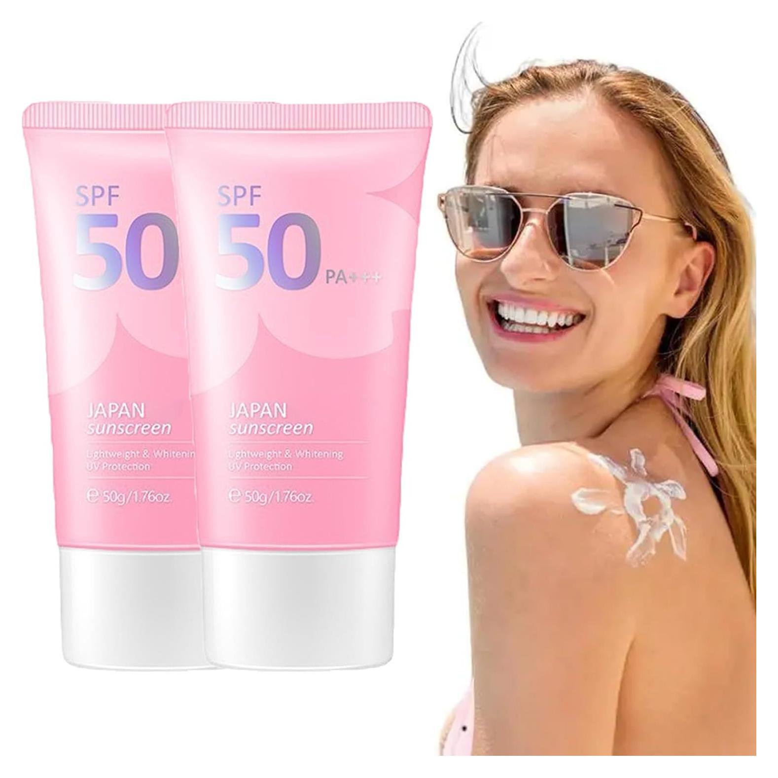 Crema Solar Hidratante SPF 50 PA+++ Japan Sakura 50g