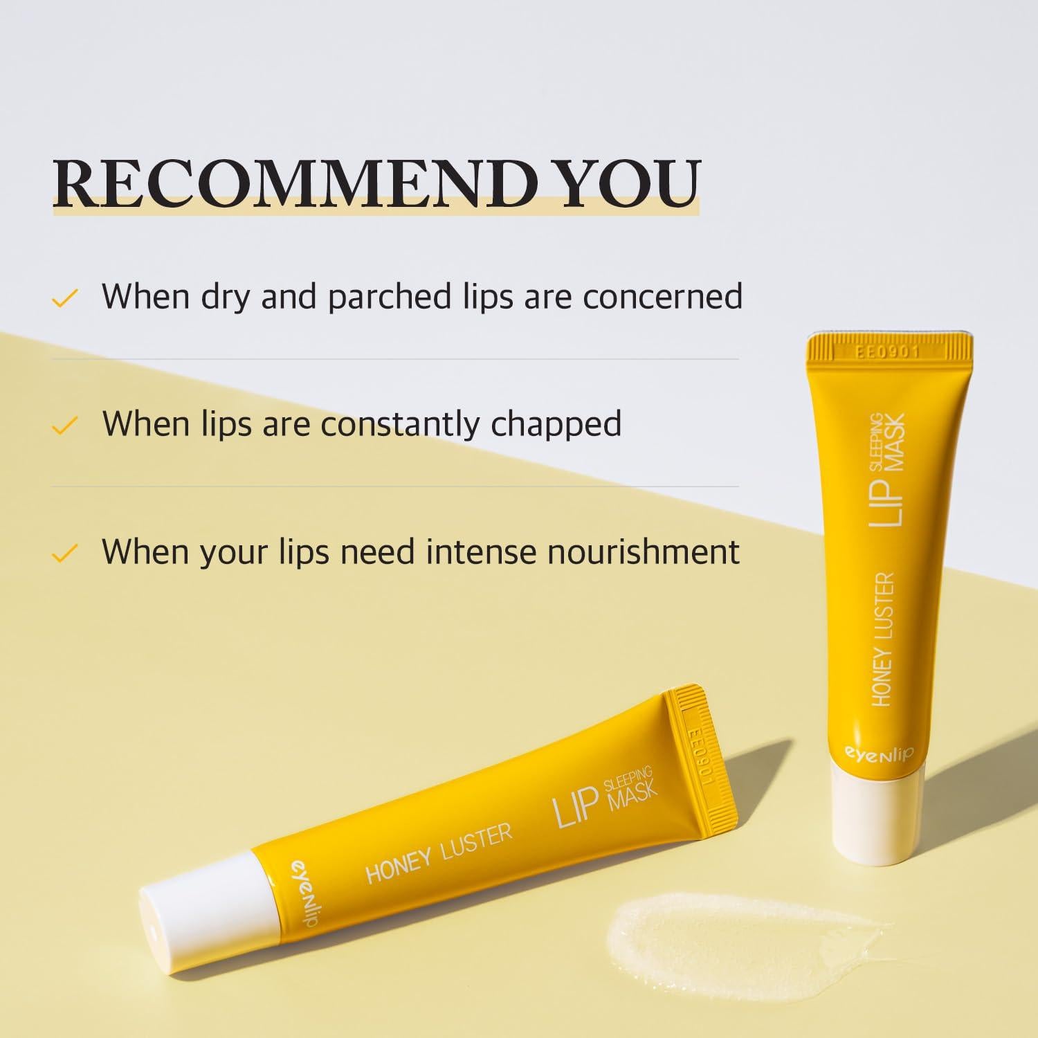 Máscara de Labios Honey Luster SL Cosmetics 15 g - Tratamiento Nocturno