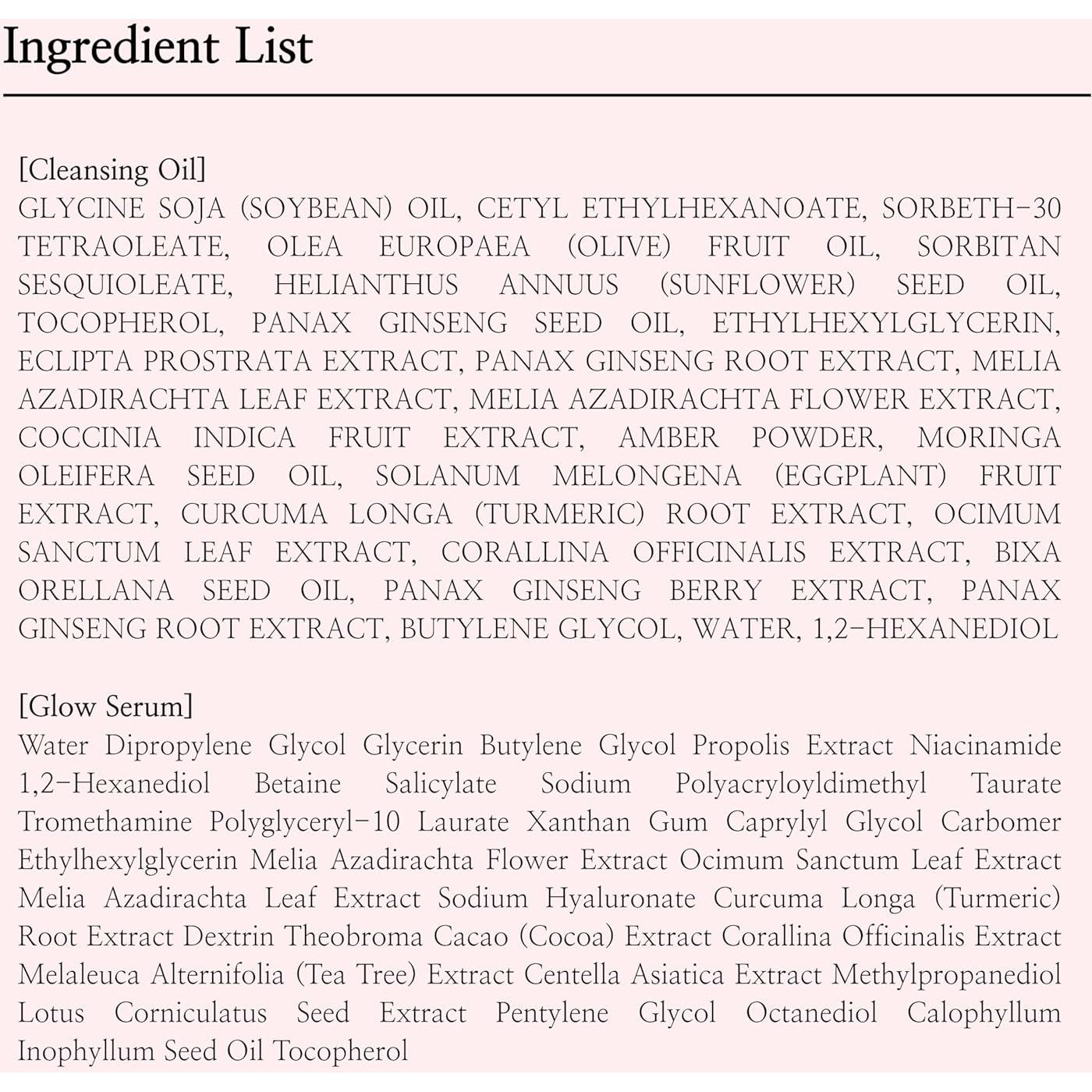 Paquete Belleza de Joseon Aceite Limpiador Ginseng 210ml + Suero 30ml