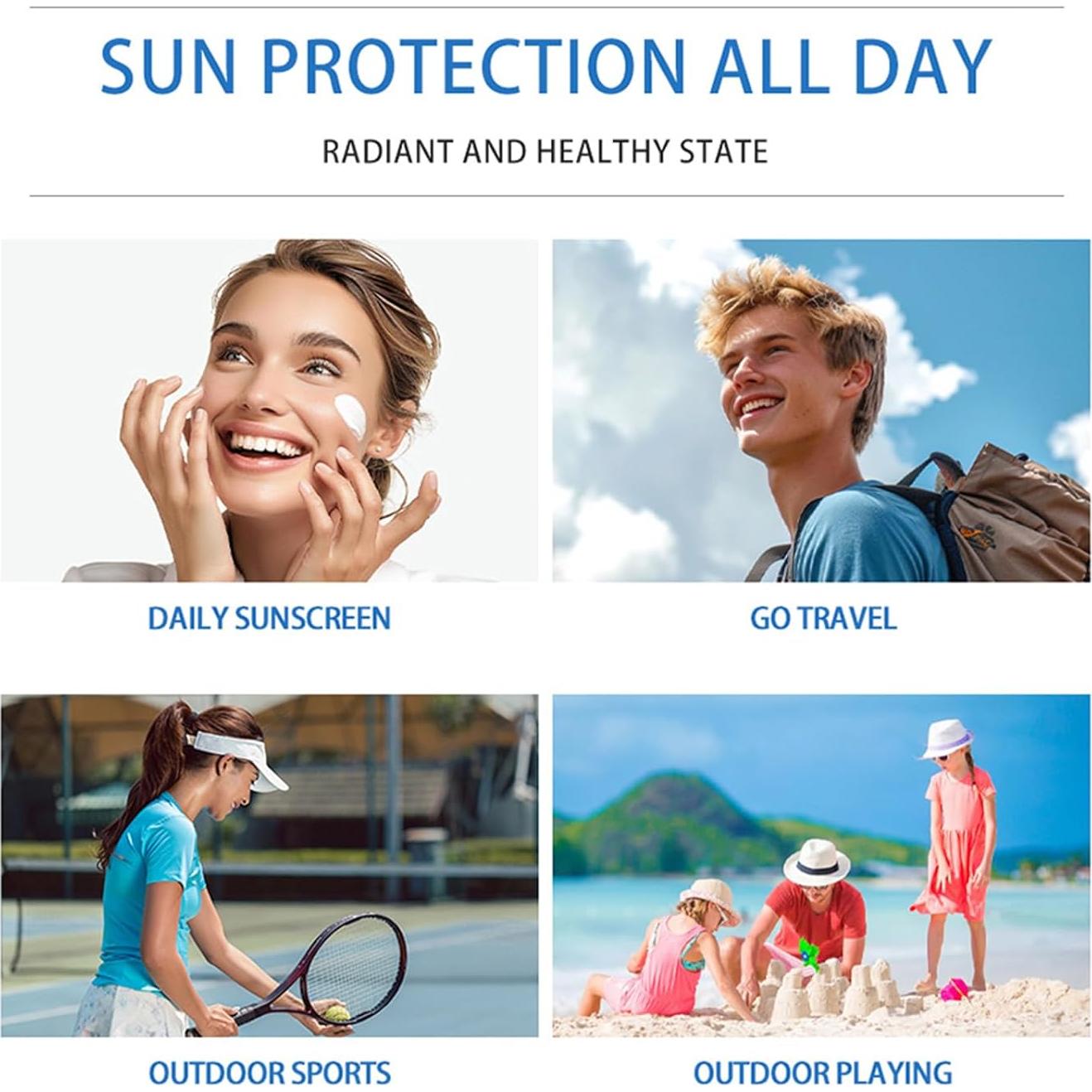 Protector Solar Facial SPF50 PA++++ Loobexery 50ml x2 Centella