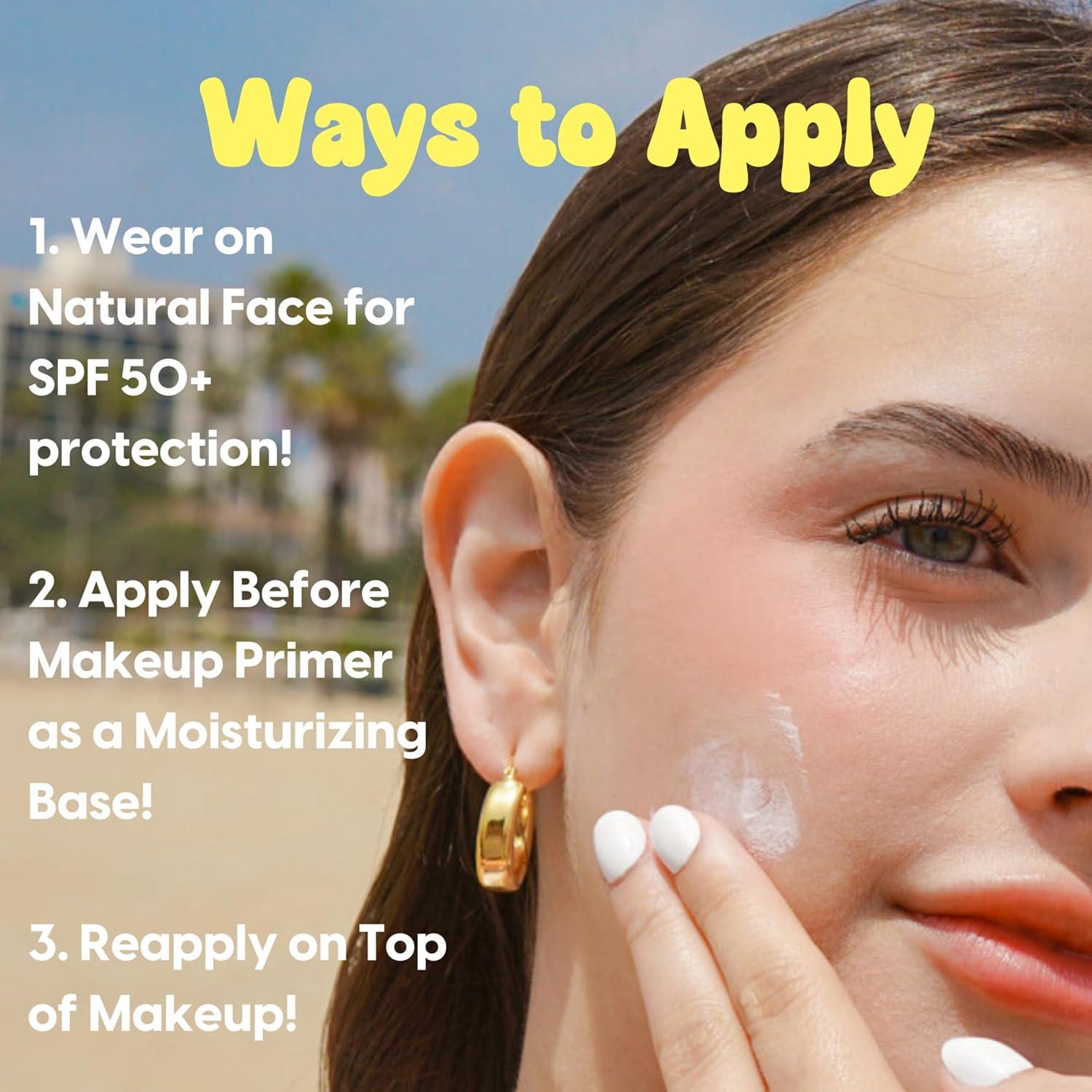 Kara Beauty Loción Solar Facial SPF 50+ Hidratante 48.2g