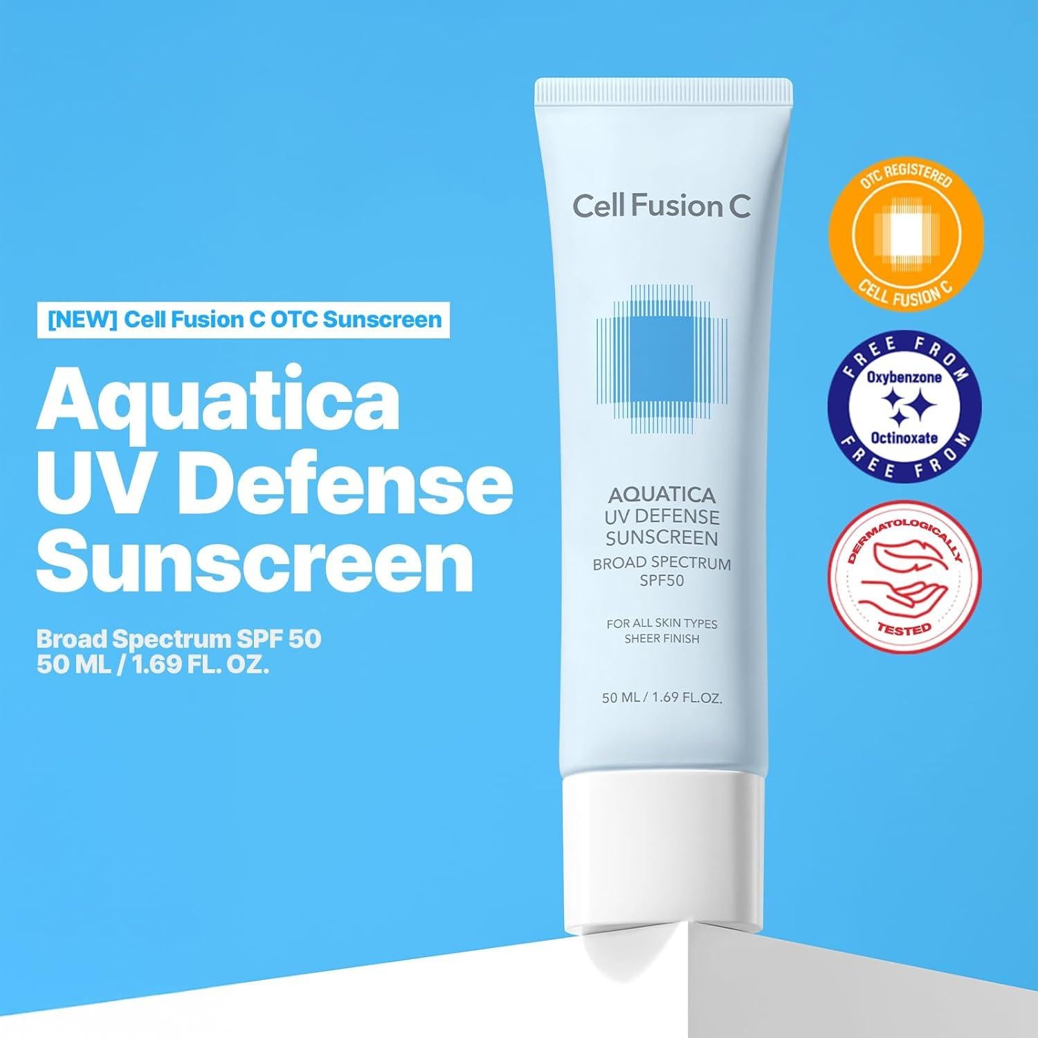 Protector Solar Facial Cell Fusion C Aquatica SPF 50 50ml