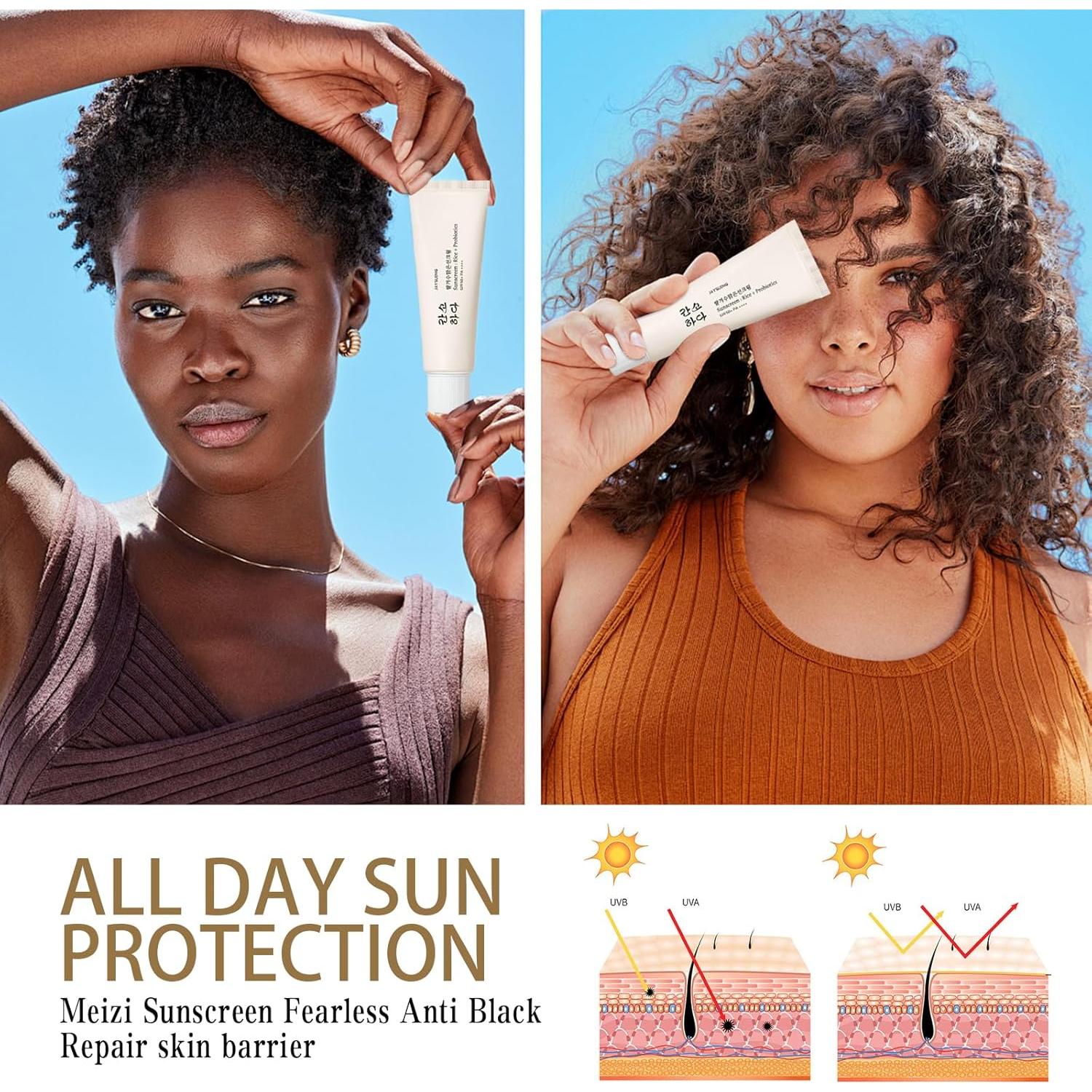 Protector Solar Orgánico Relief Sun SPF50+ HENGRUNXIN 127g