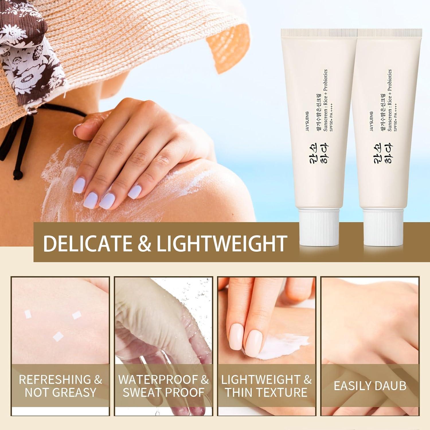 Protector Solar Orgánico Relief Sun SPF50+ HENGRUNXIN 127g