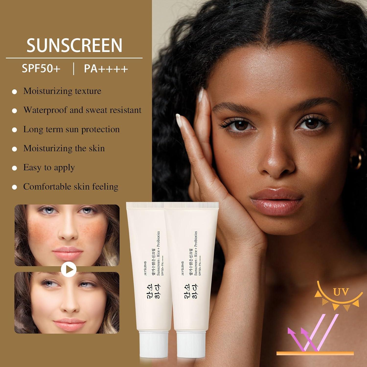 Protector Solar Orgánico Relief Sun SPF50+ HENGRUNXIN 127g